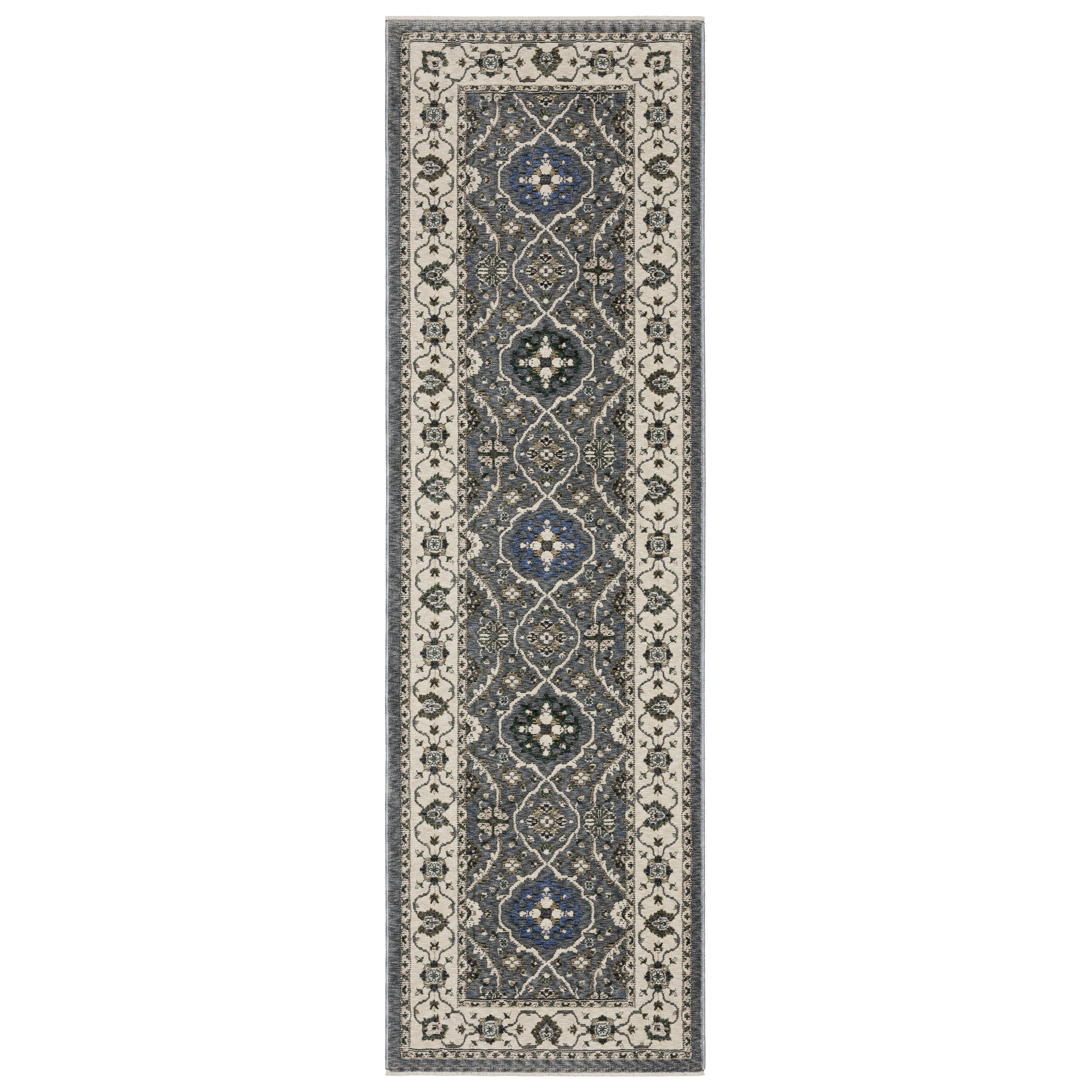 Oriental Weavers Hastings HA07H Blue/Ivory Area Rug
