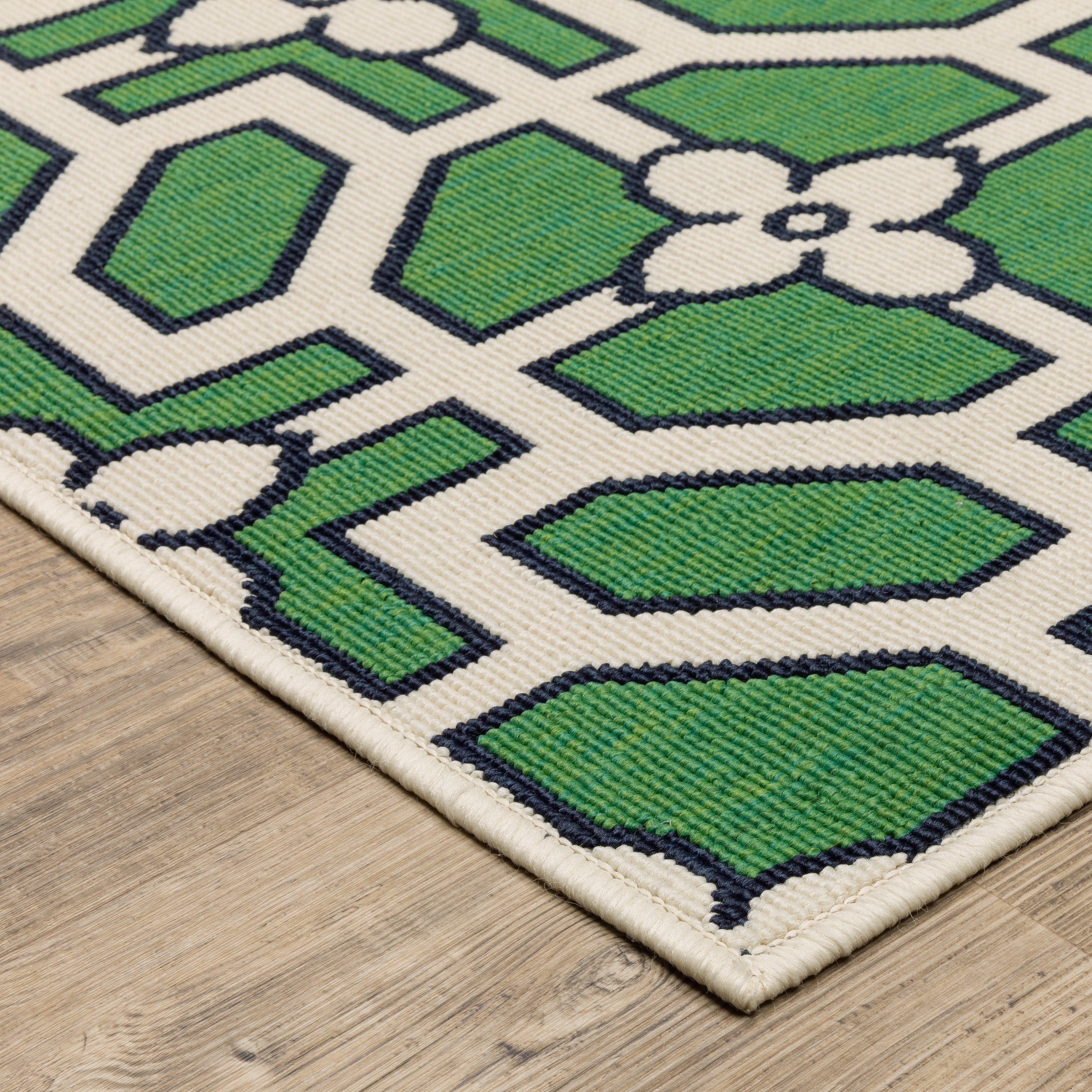 Oriental Weavers Havana HAV01 Ivory/Green Area Rug