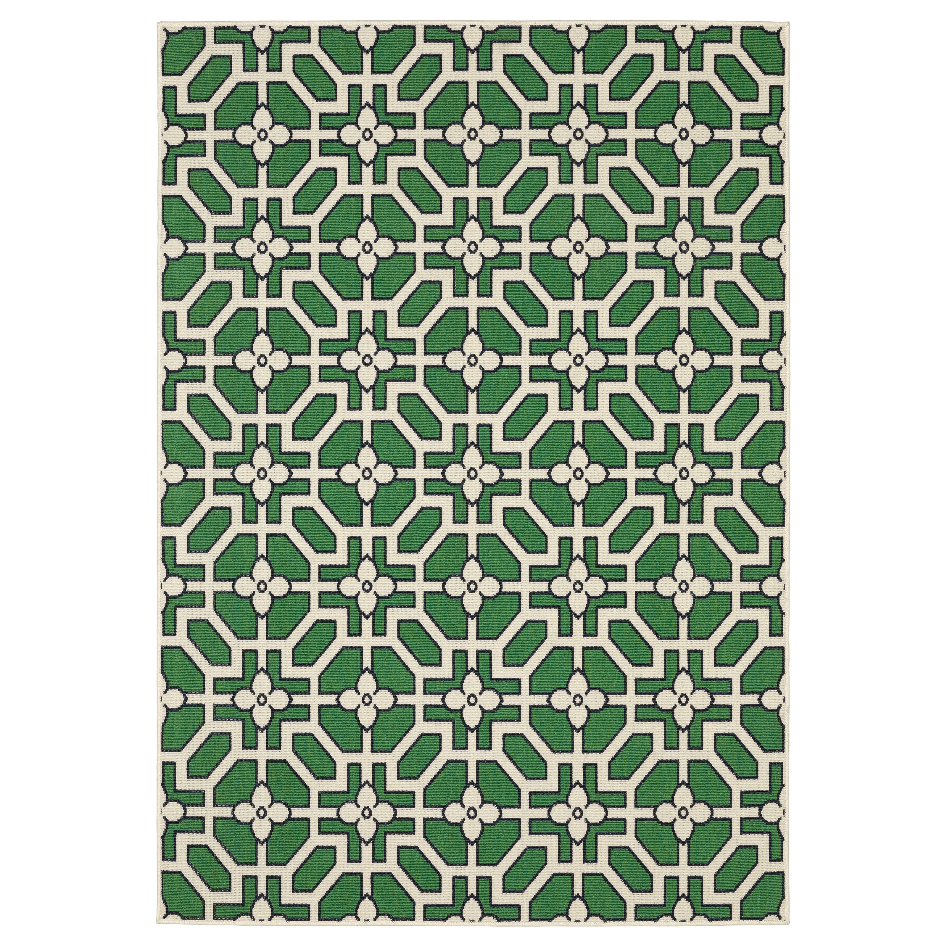 Oriental Weavers Havana HAV01 Ivory/Green Area Rug