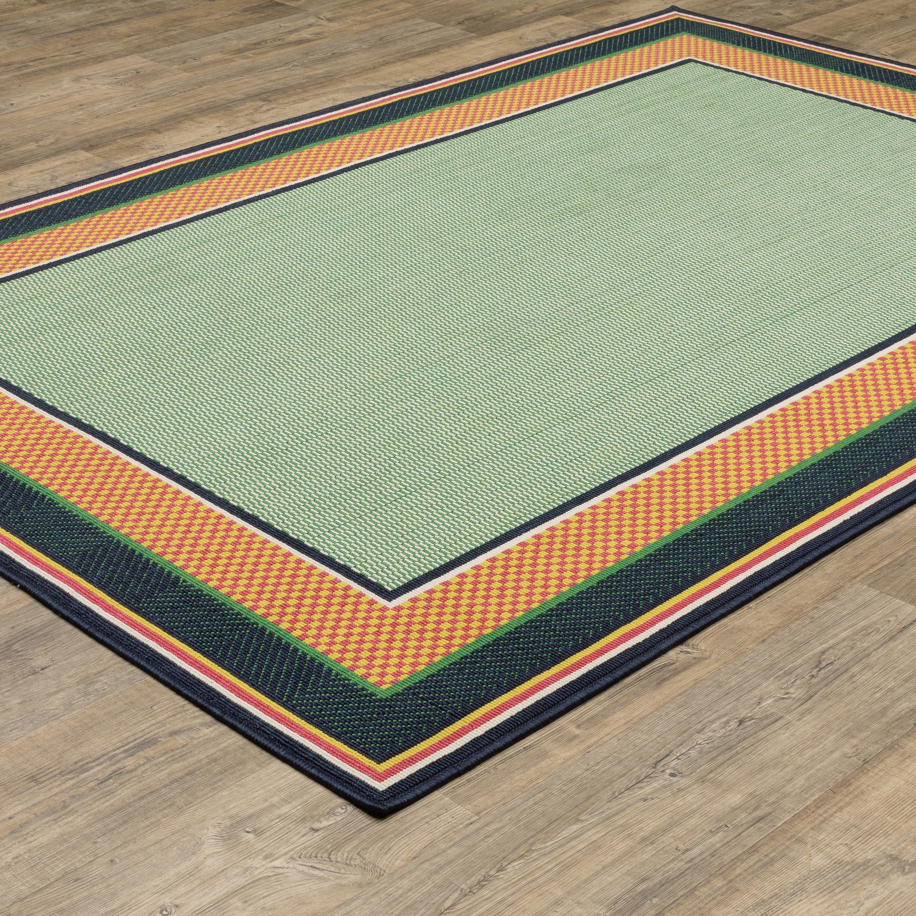 Oriental Weavers Havana HAV03 Green/Navy Area Rug