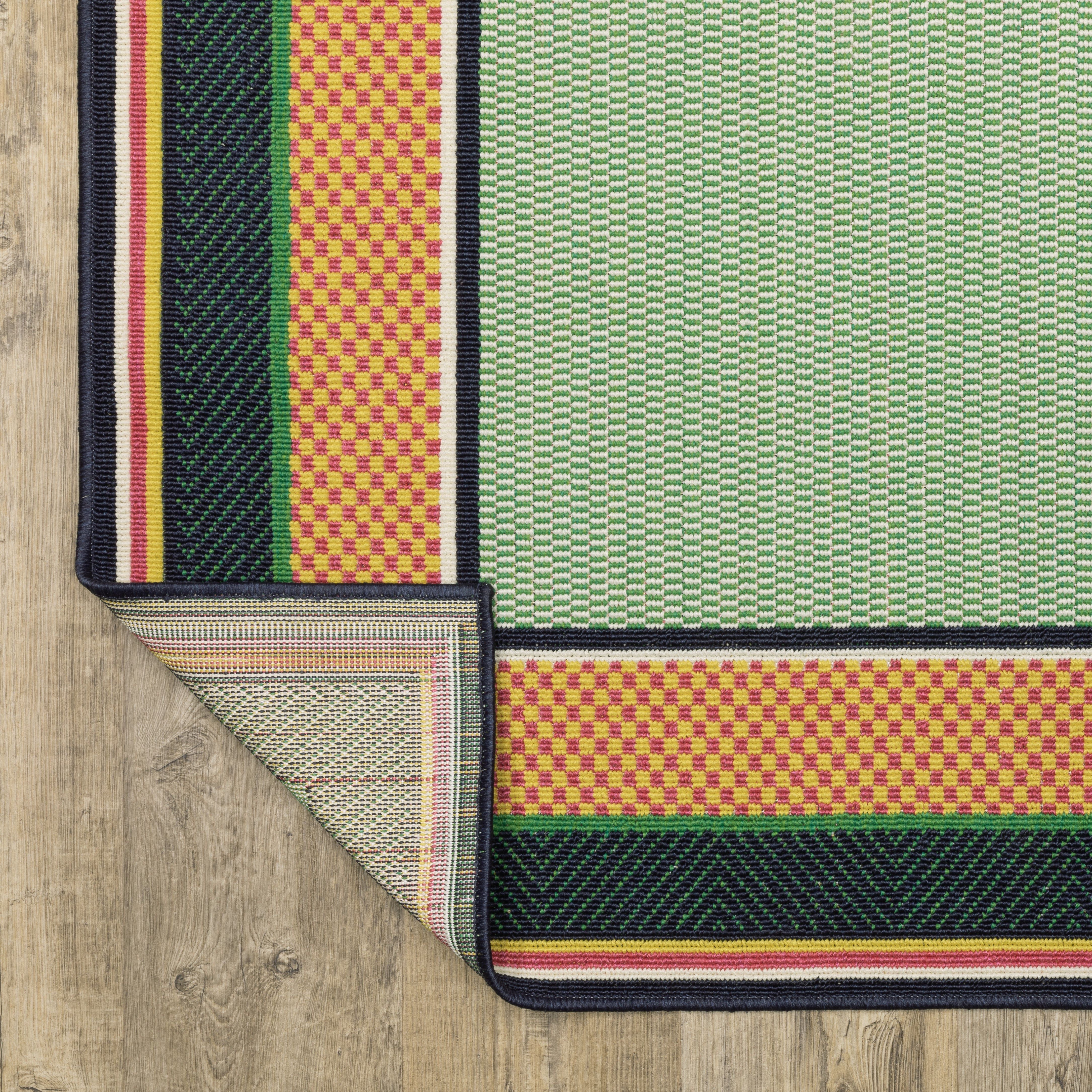 Oriental Weavers Havana HAV03 Green/Navy Area Rug