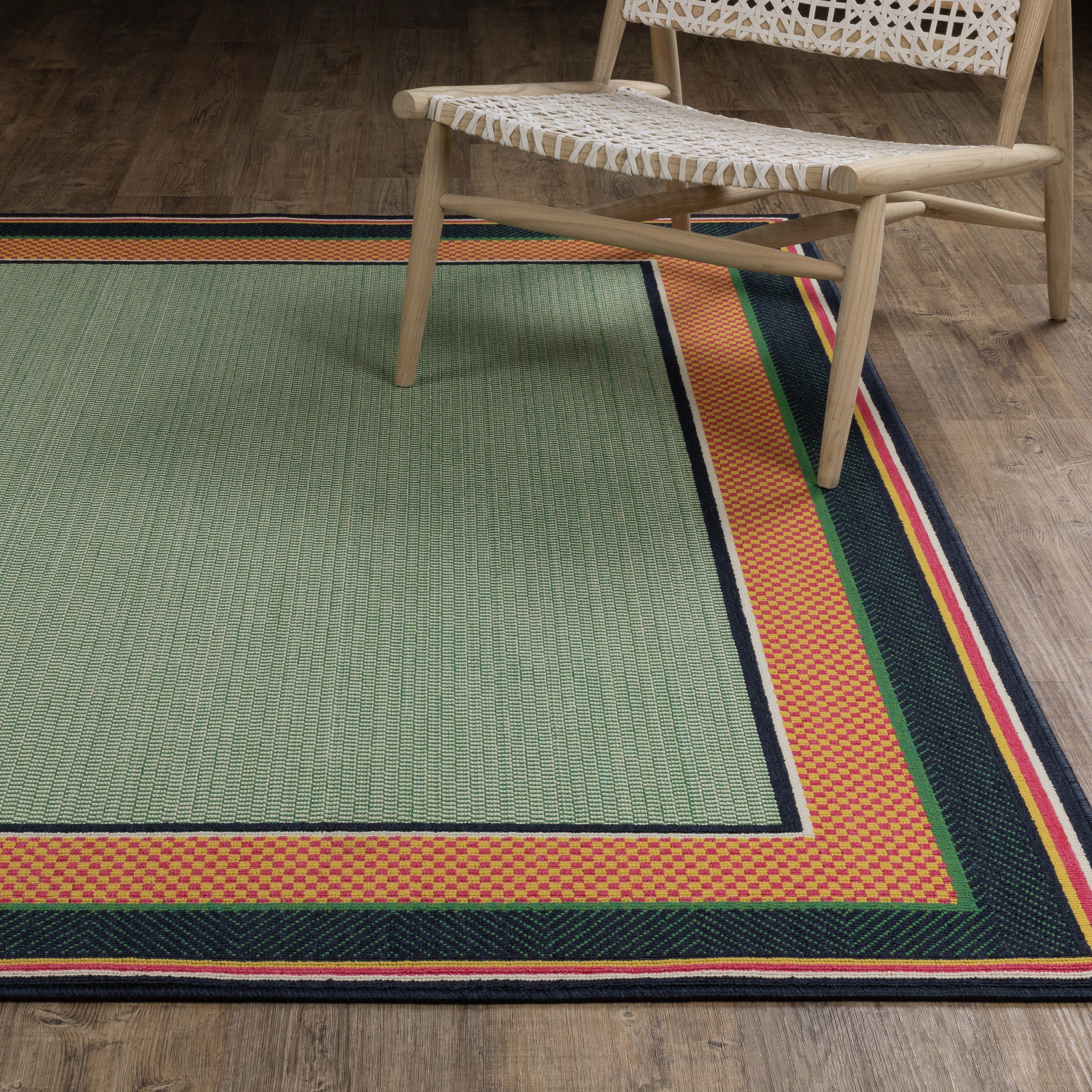 Oriental Weavers Havana HAV03 Green/Navy Area Rug
