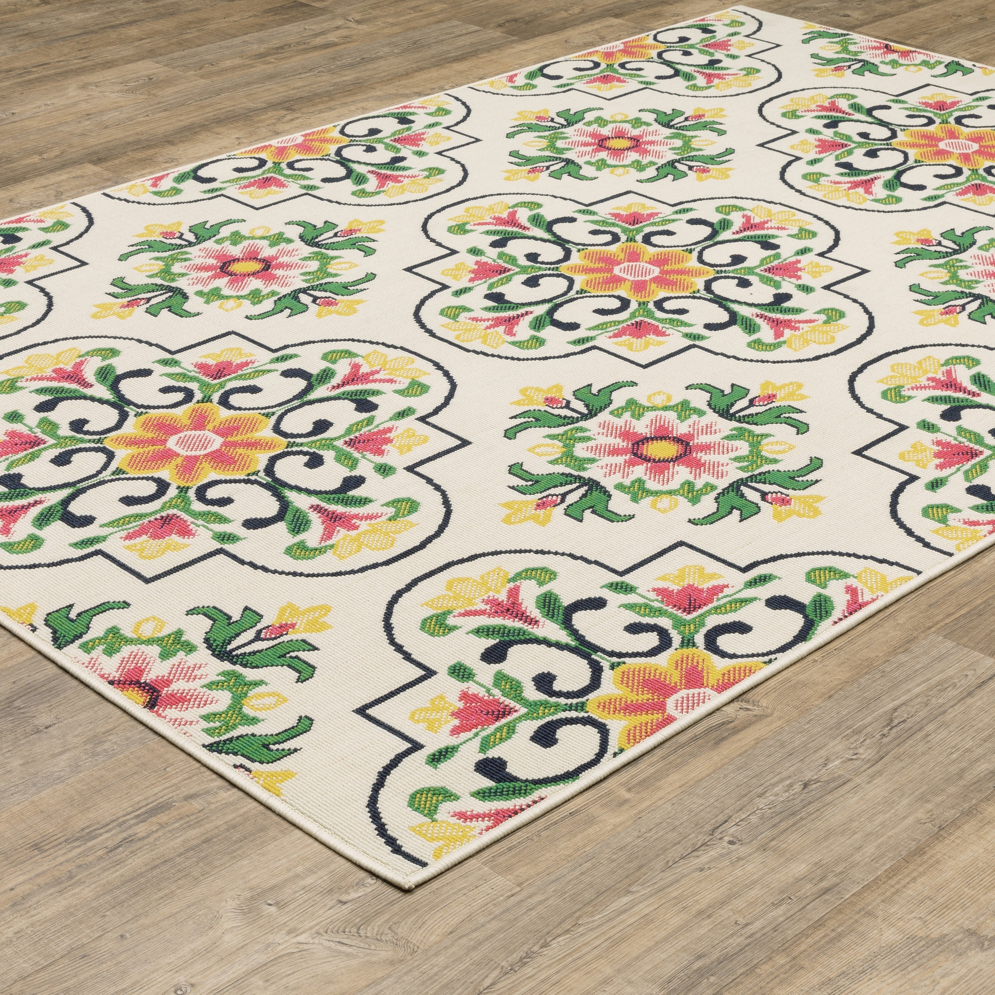 Oriental Weavers Havana HAV04 Ivory/Multi Area Rug