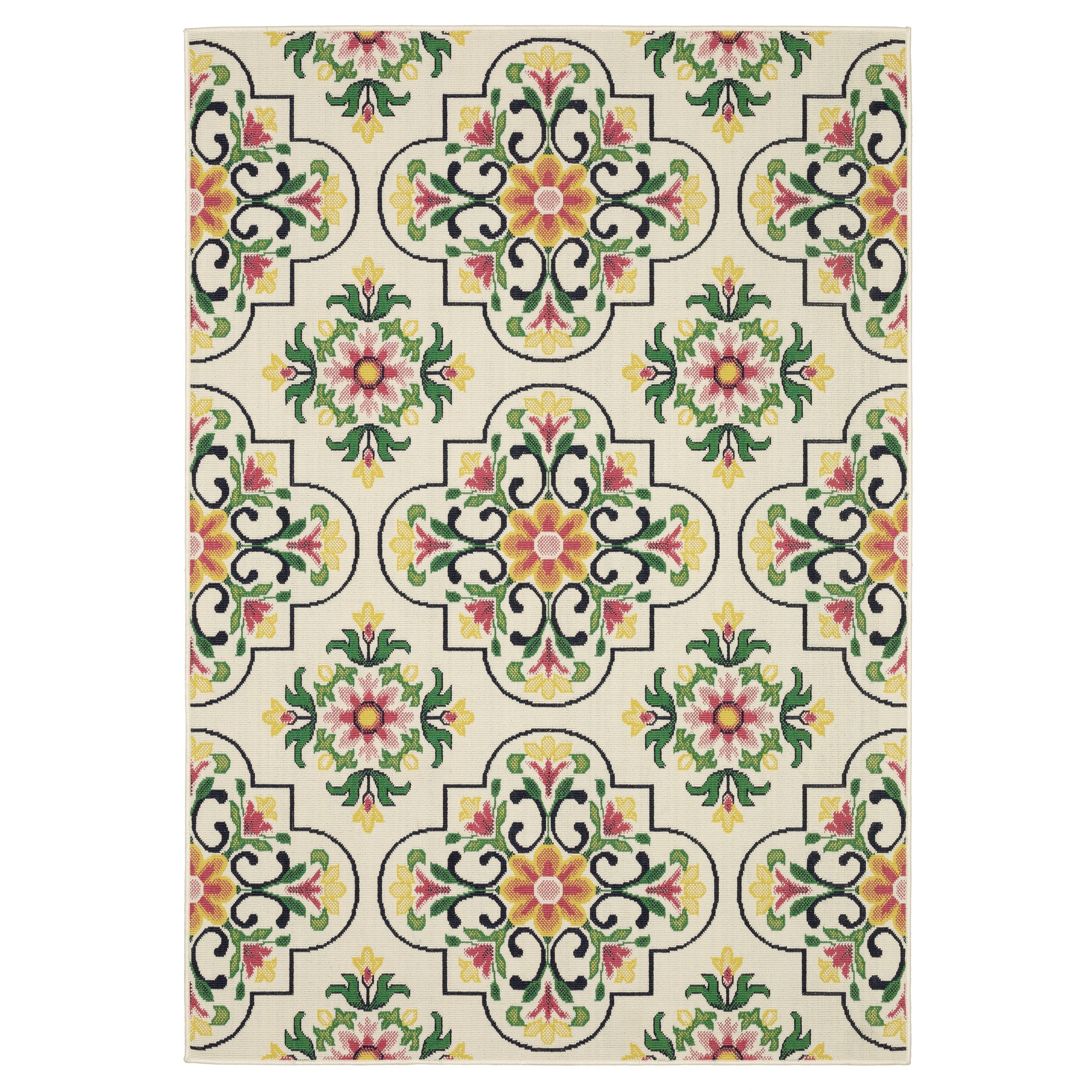 Oriental Weavers Havana HAV04 Ivory/Multi Area Rug