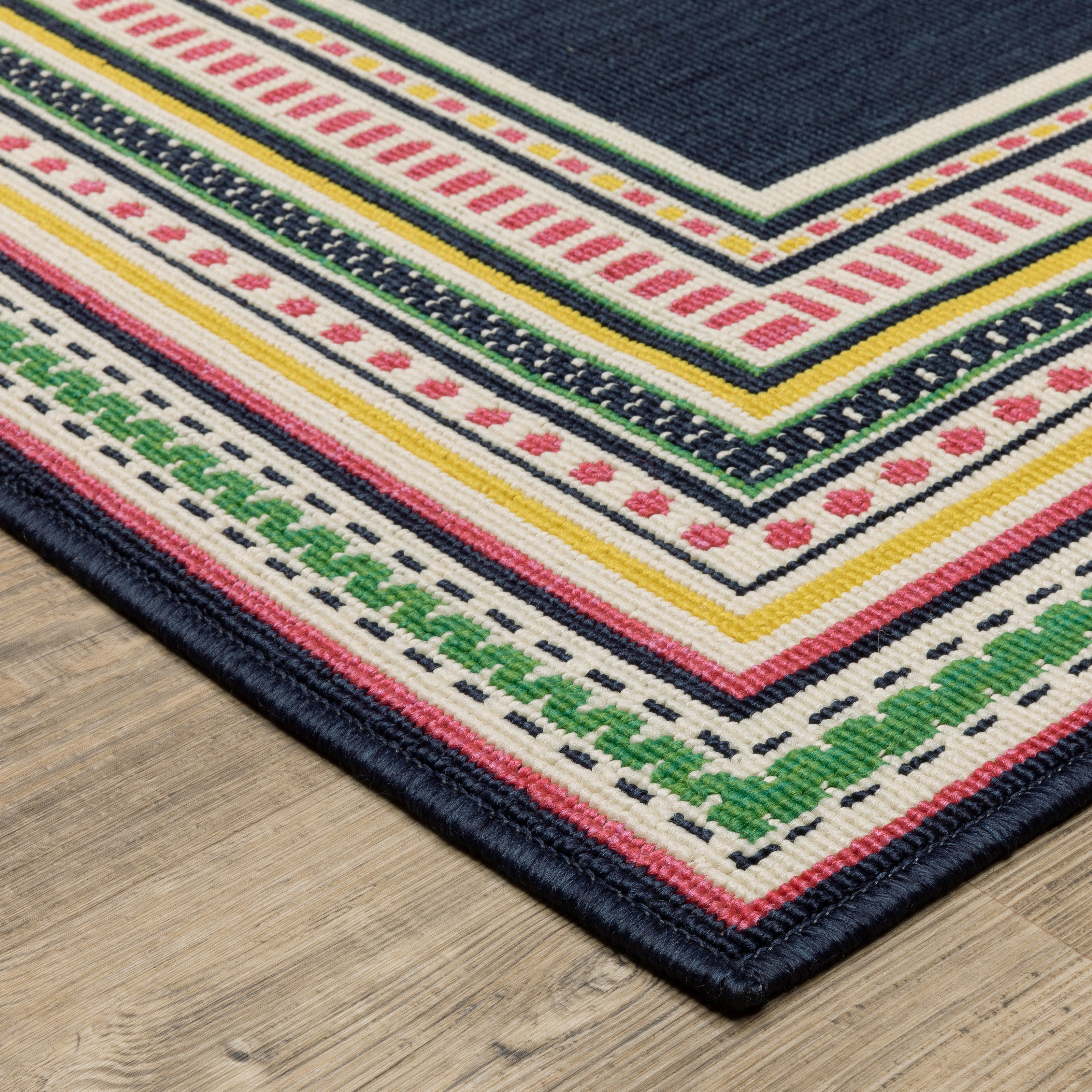 Oriental Weavers Havana HAV06 Navy/Multi Area Rug