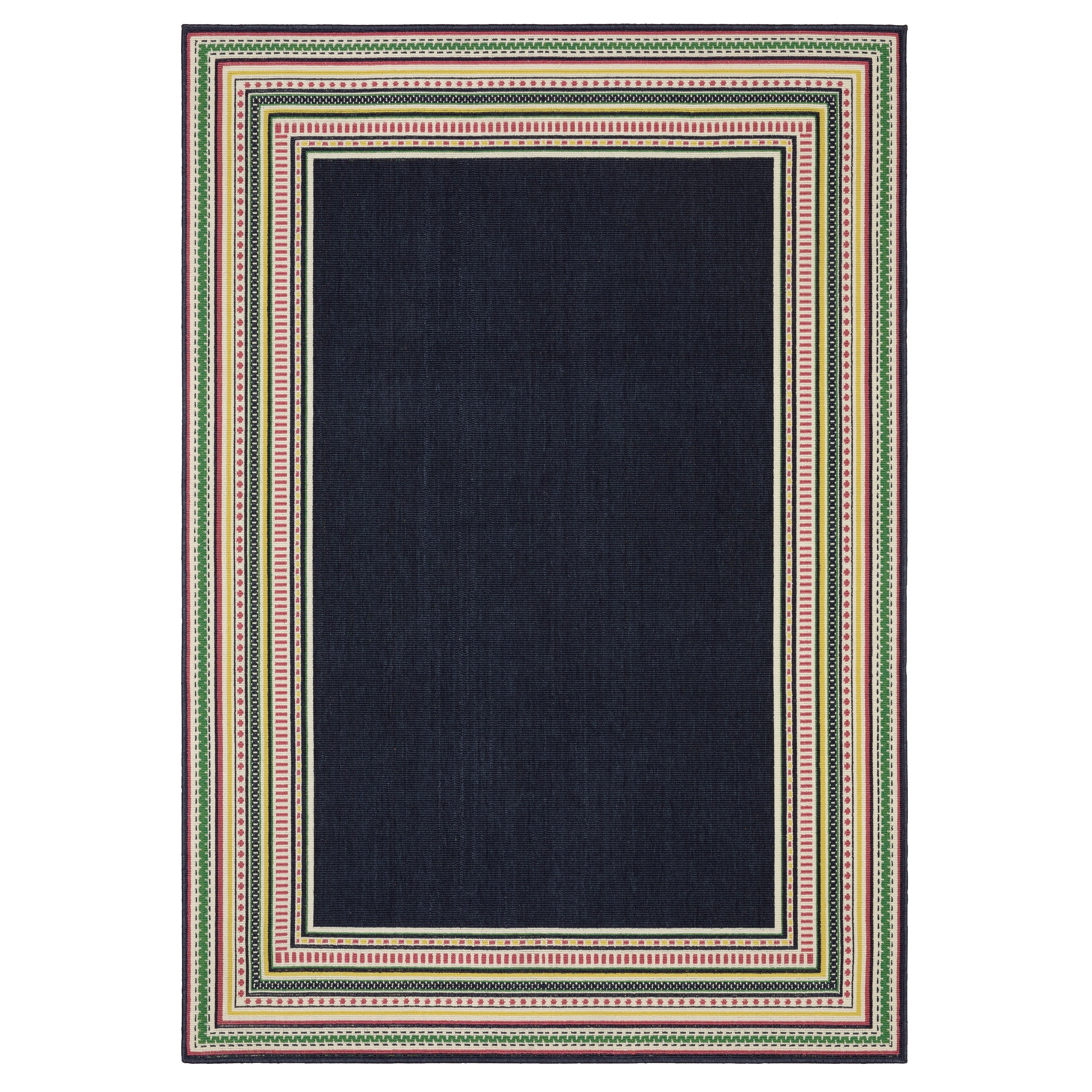 Oriental Weavers Havana HAV06 Navy/Multi Area Rug