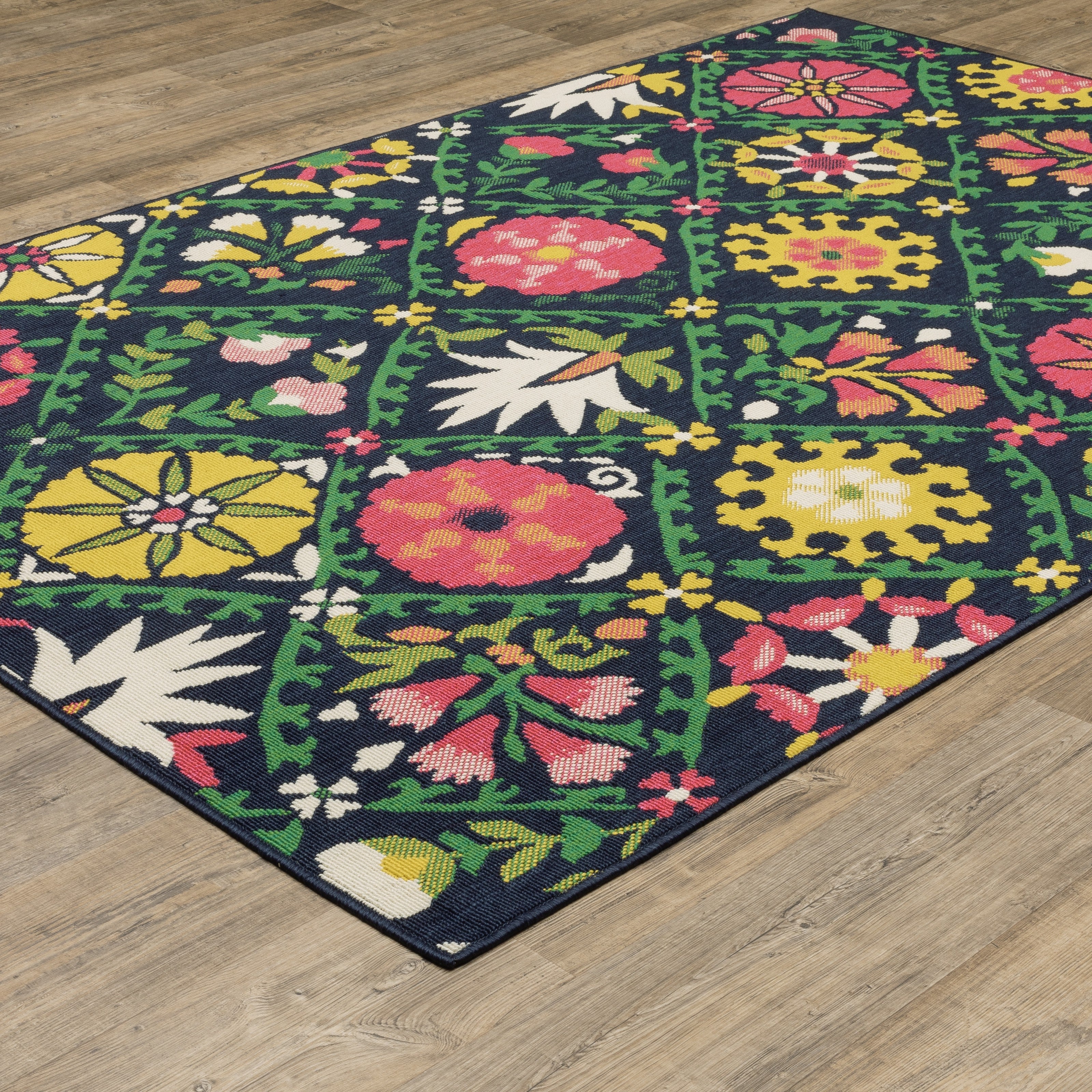 Oriental Weavers Havana HAV09 Navy/Multi Area Rug