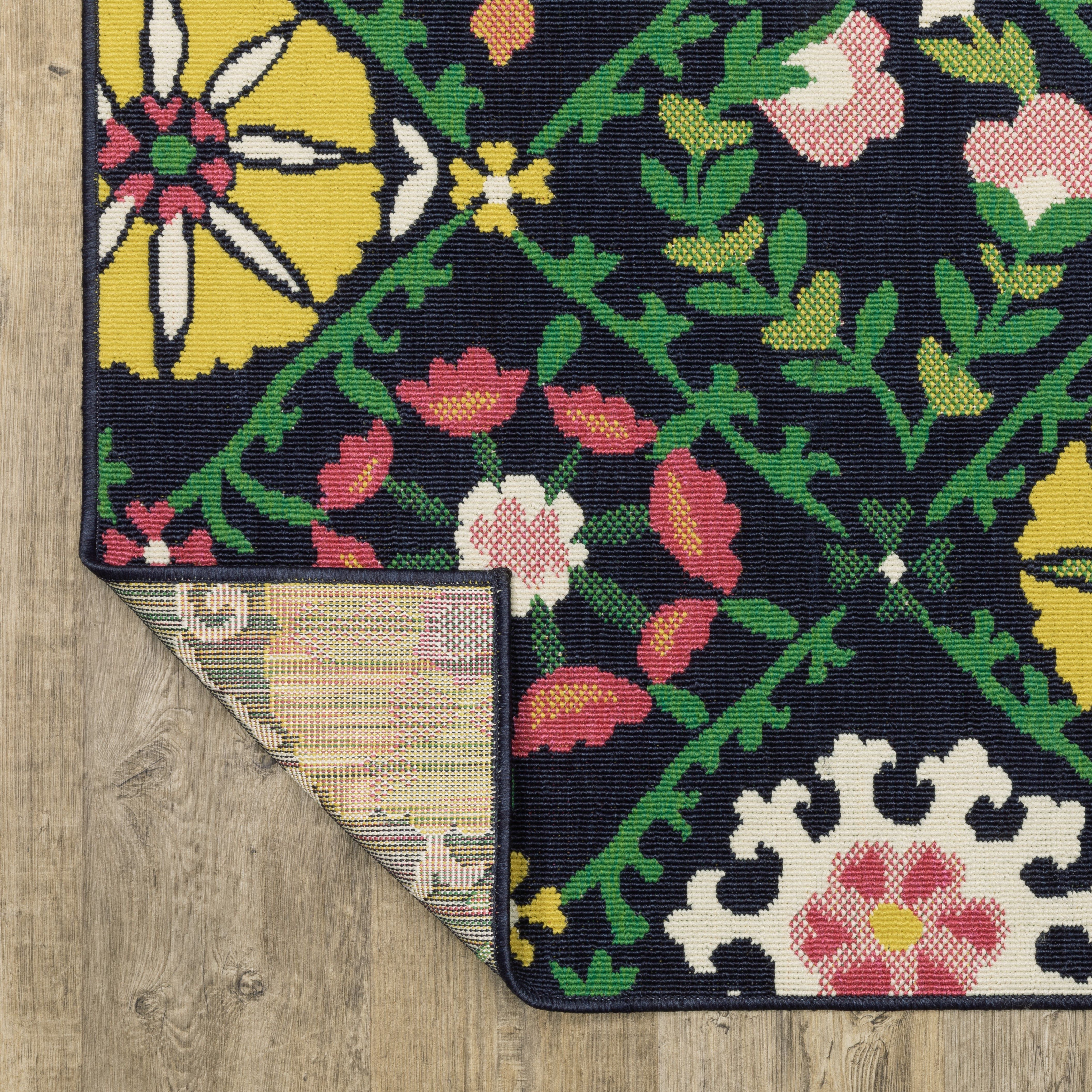 Oriental Weavers Havana HAV09 Navy/Multi Area Rug