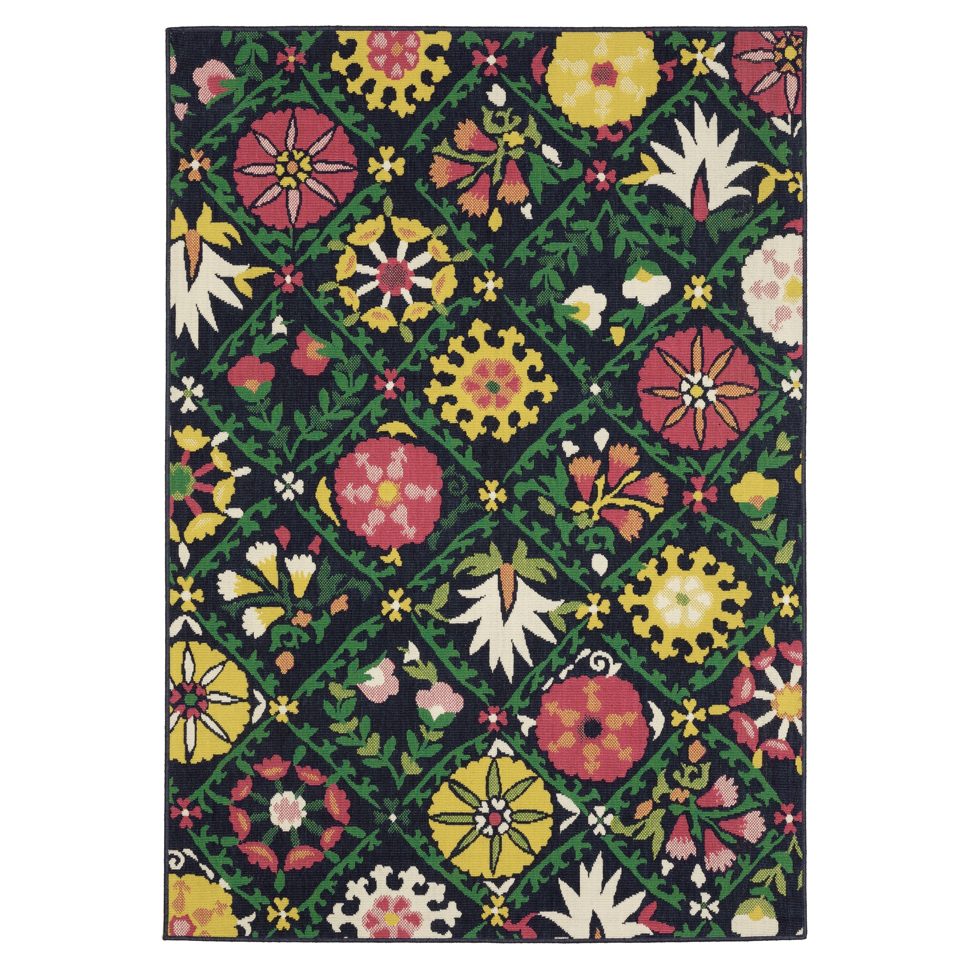 Oriental Weavers Havana HAV09 Navy/Multi Area Rug