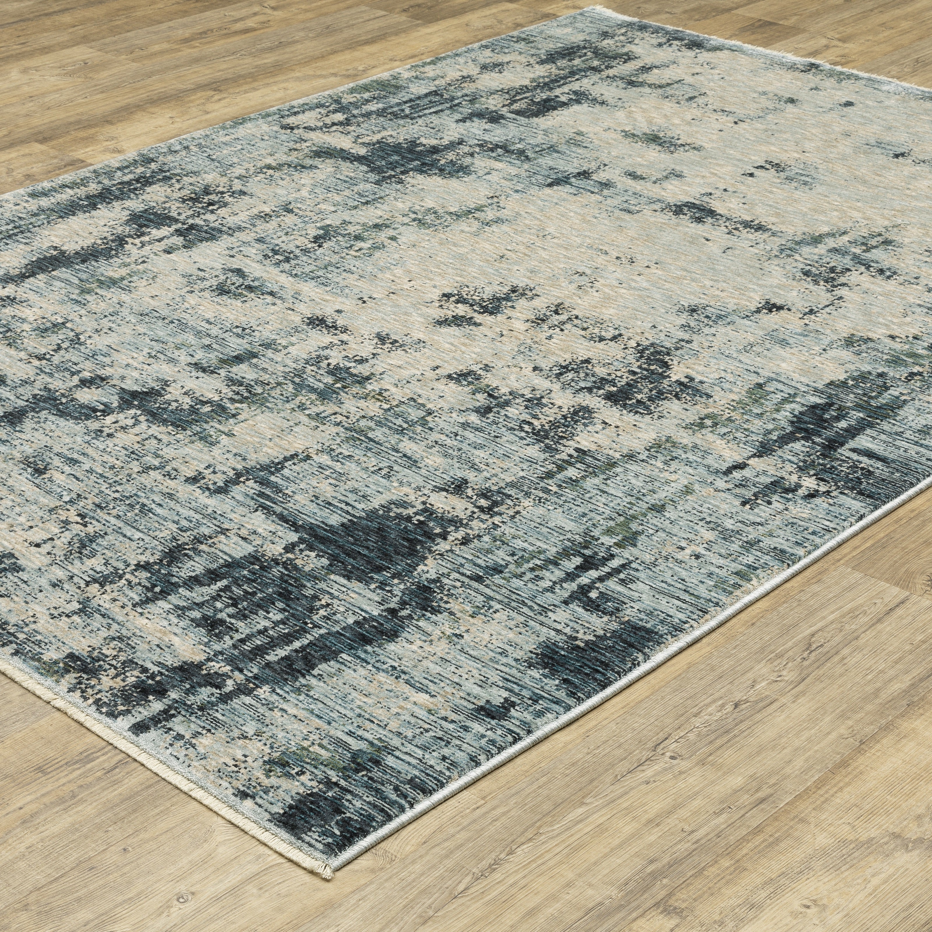 Oriental Weavers Hayden HAY04 Beige/Blue Area Rug