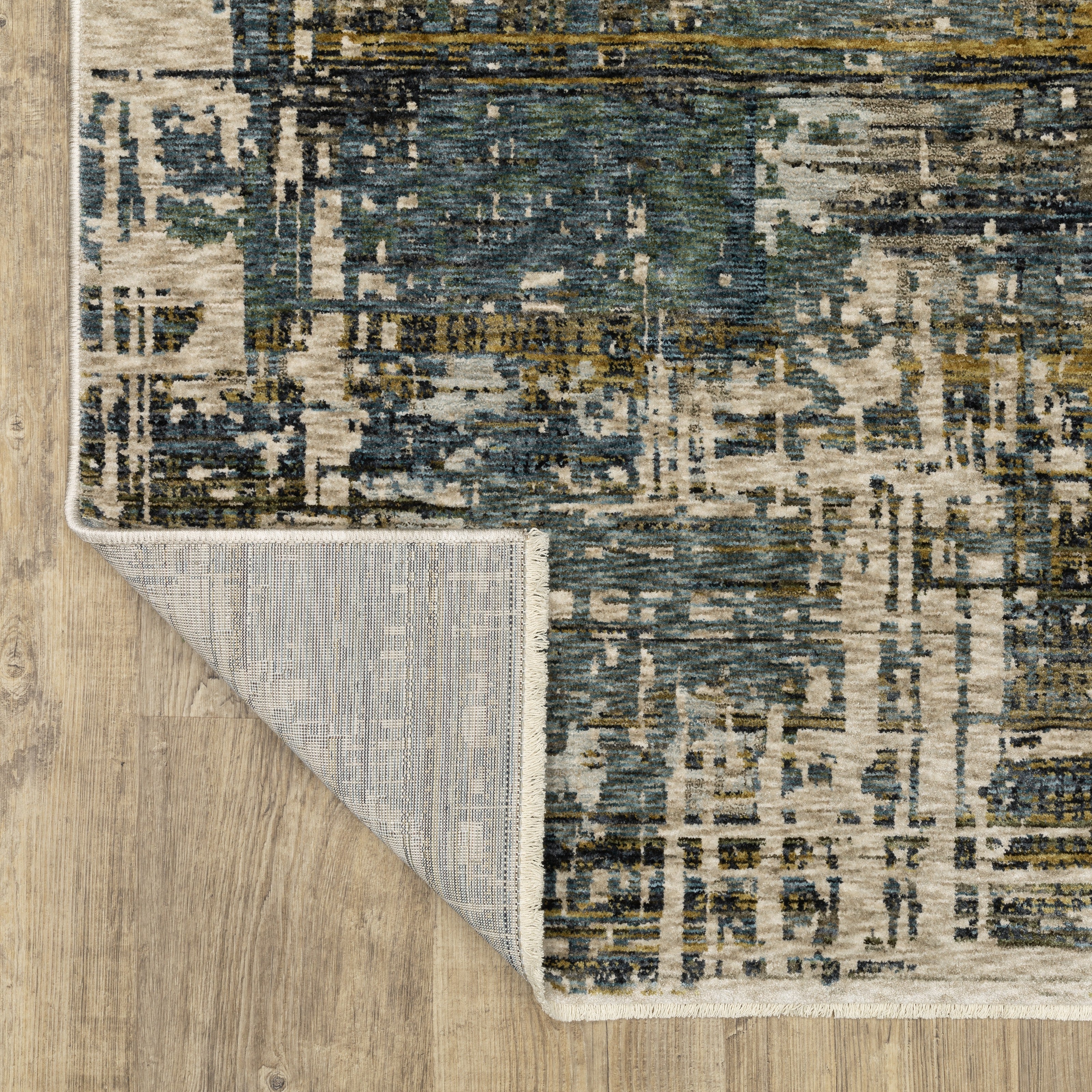 Oriental Weavers Hayden HAY05 Blue/Gold Area Rug