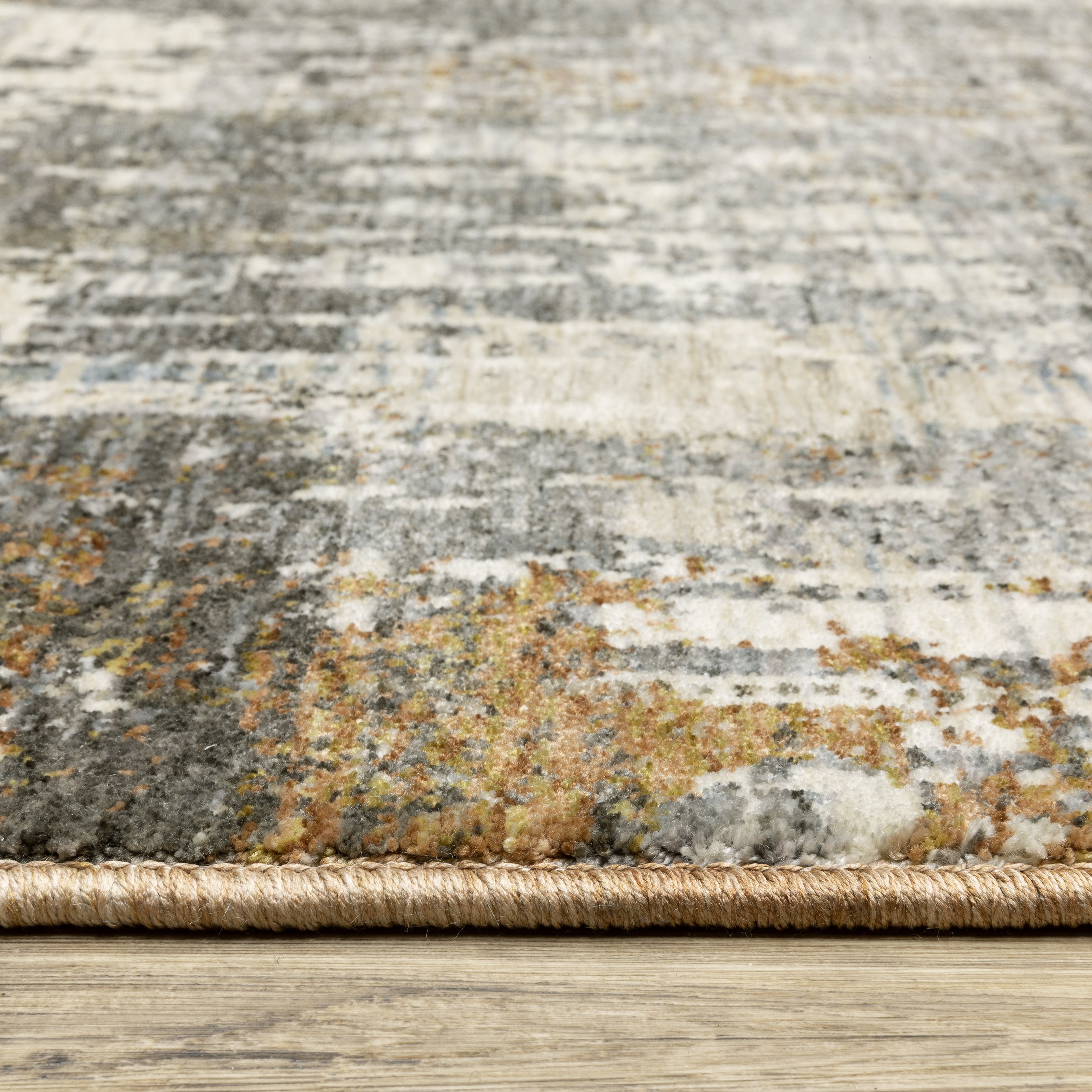 Oriental Weavers Hayden HAY06 Grey/Rust Area Rug