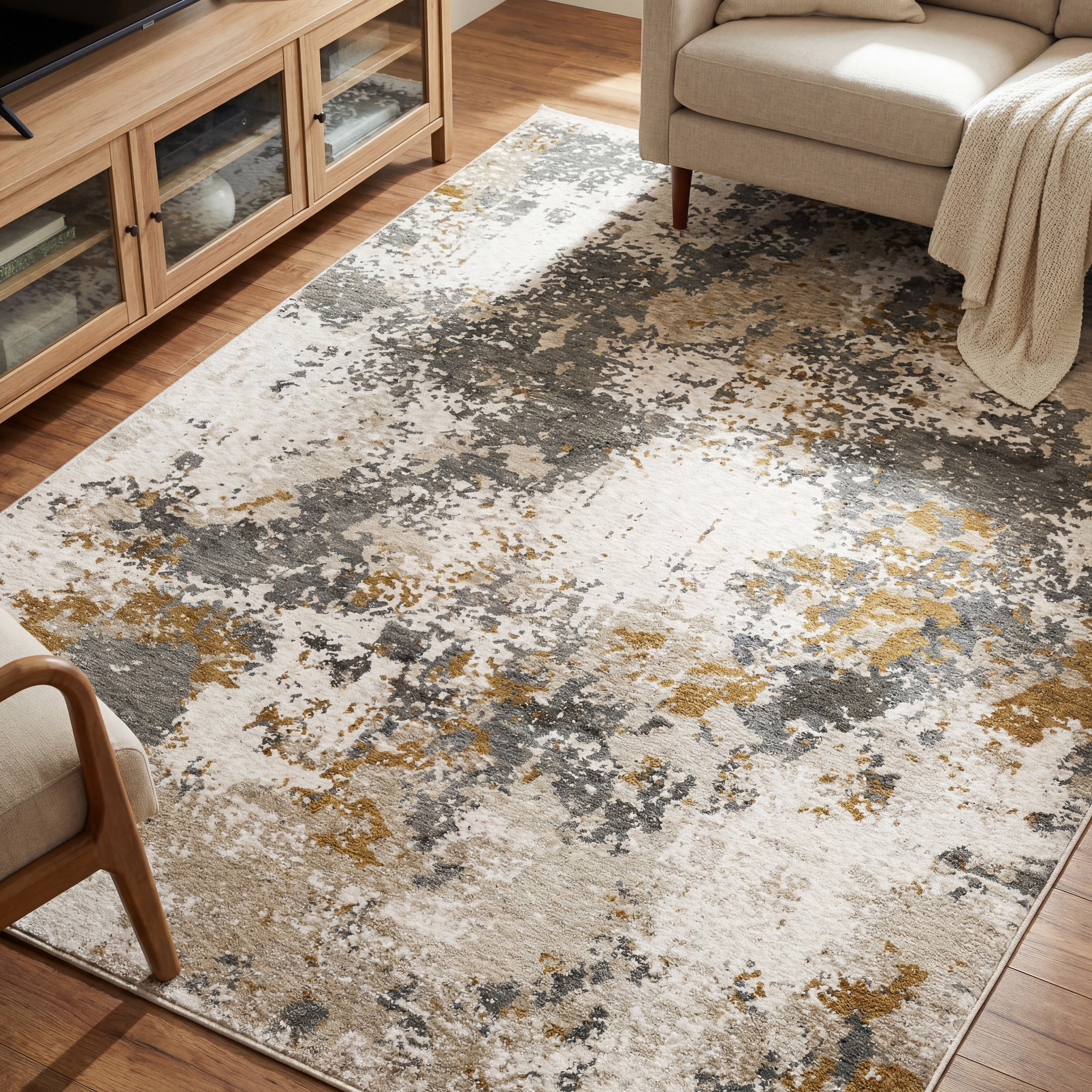 Oriental Weavers Hayden HAY10 Beige/Rust Area Rug