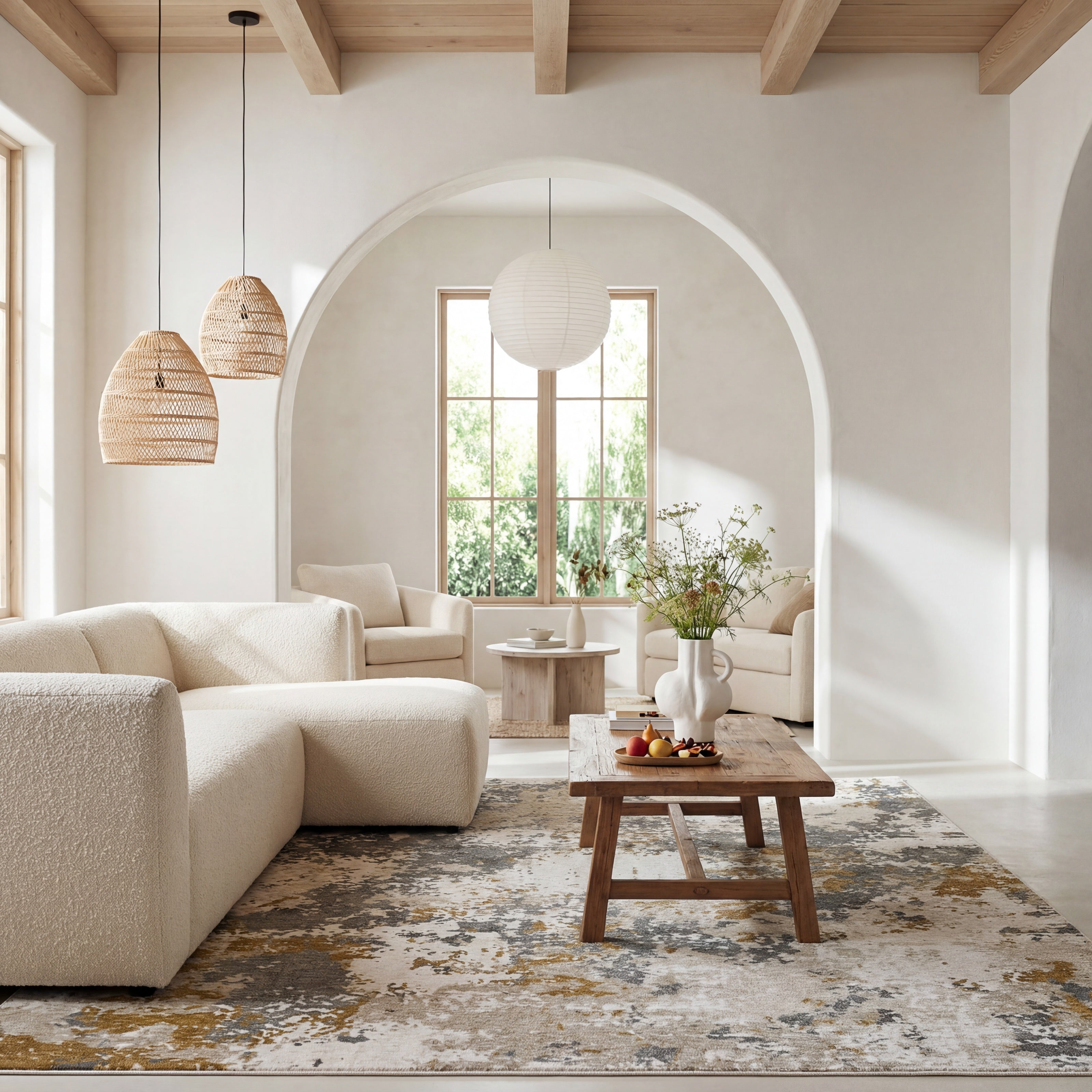 Oriental Weavers Hayden HAY10 Beige/Rust Area Rug