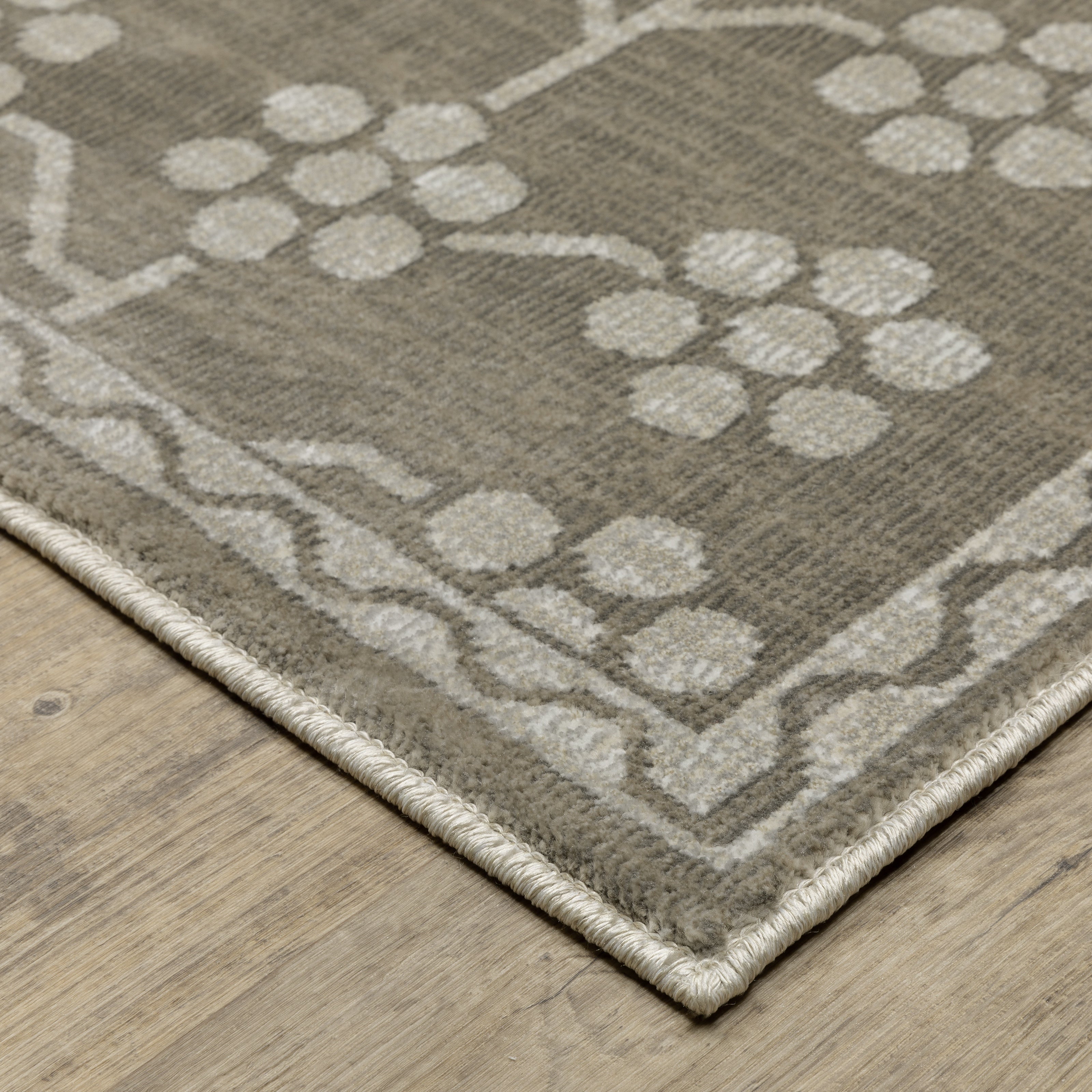Oriental Weavers Intrigue INT01 Grey/Grey Area Rug