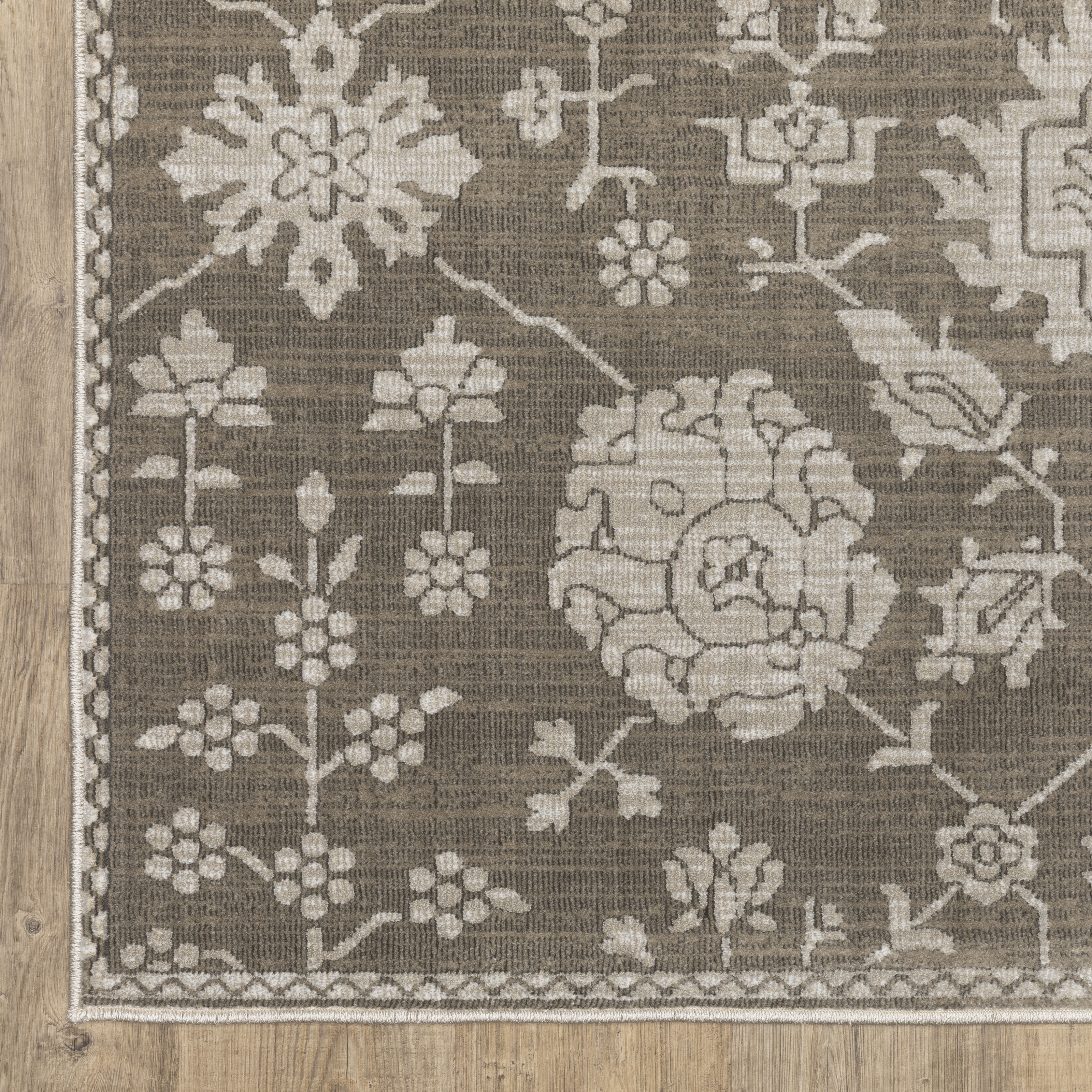 Oriental Weavers Intrigue INT01 Grey/Grey Area Rug