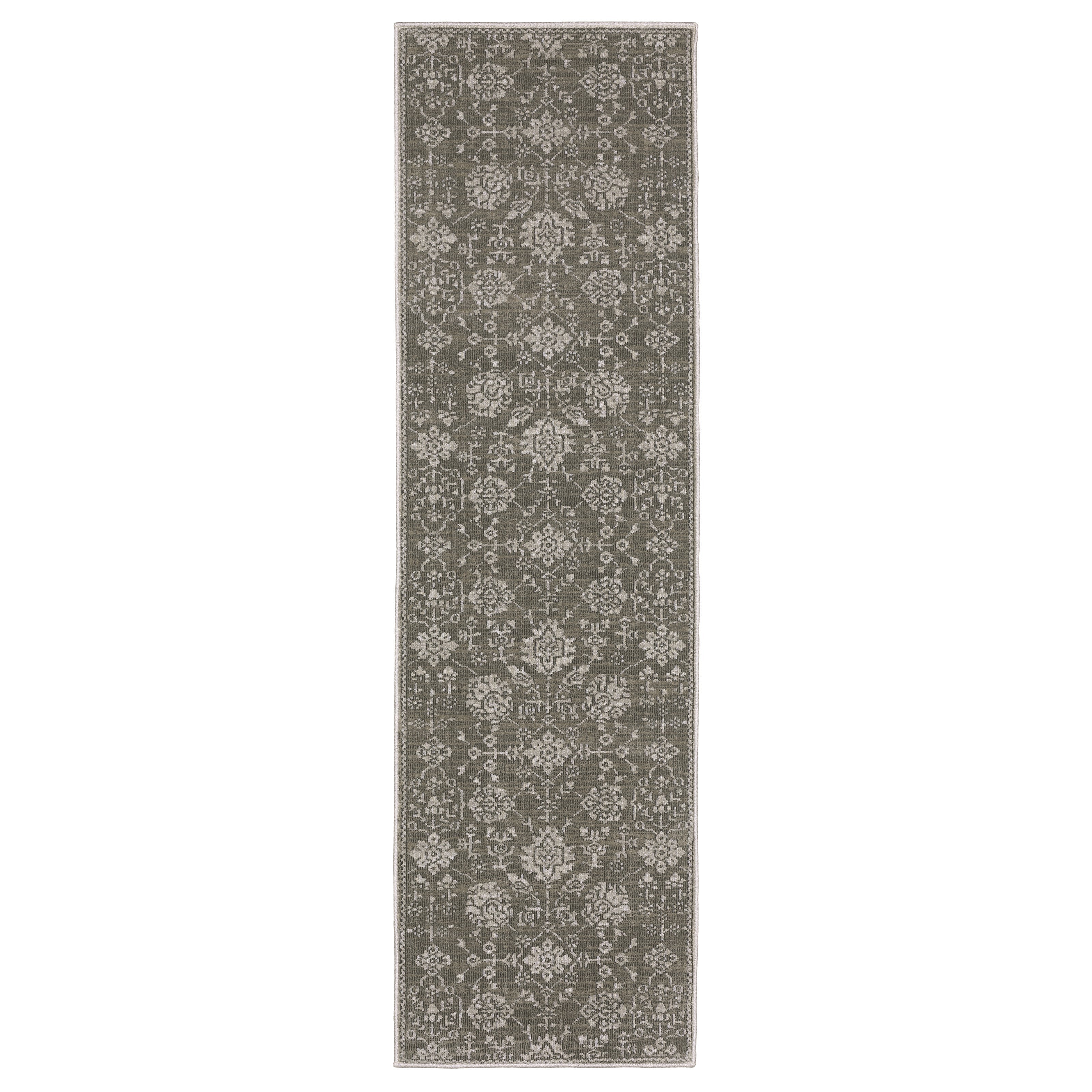 Oriental Weavers Intrigue INT01 Grey/Grey Area Rug
