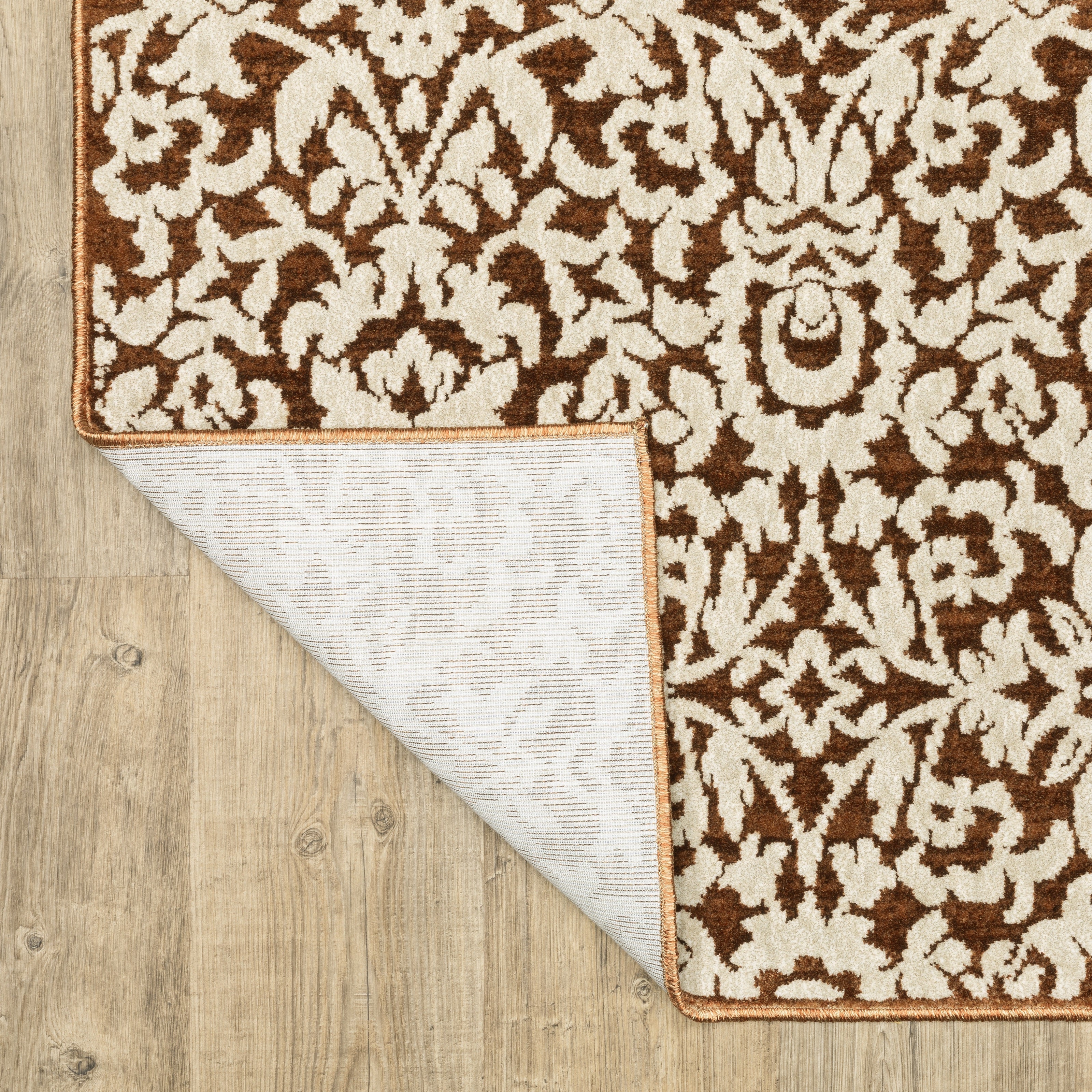 Oriental Weavers Intrigue INT02 Rust/Ivory Area Rug