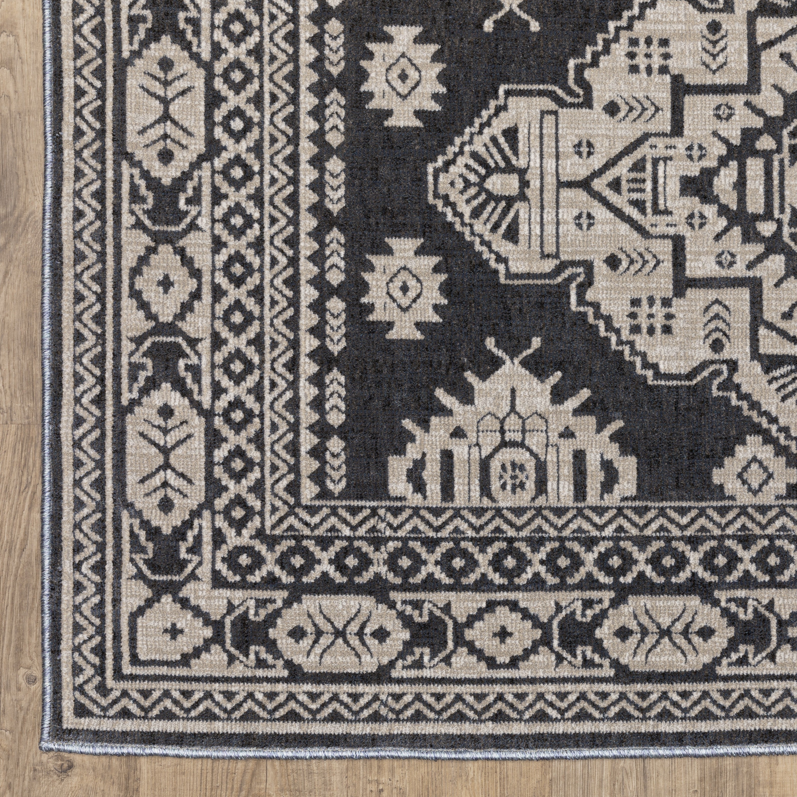 Oriental Weavers Intrigue INT05 Blue/Beige Area Rug