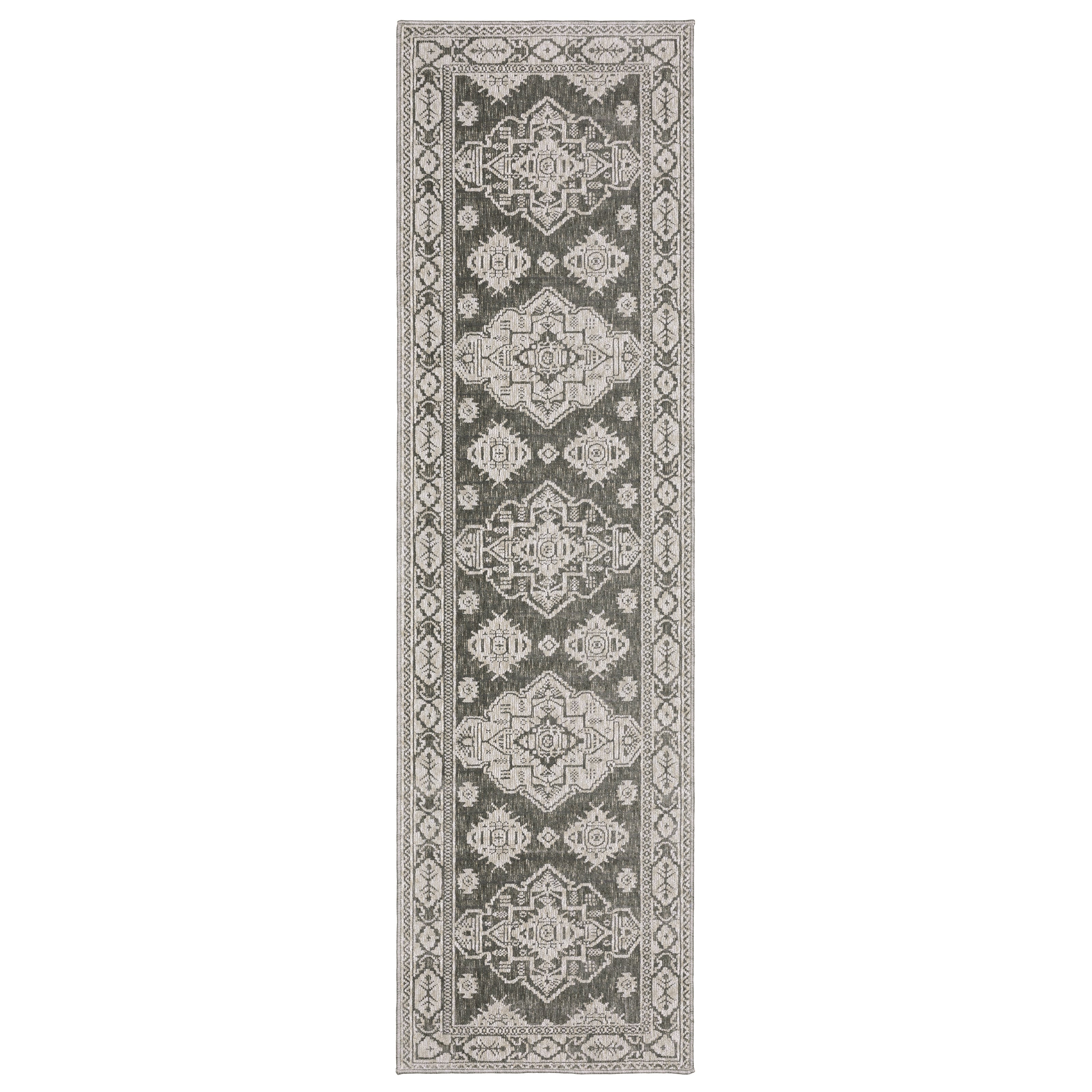 Oriental Weavers Intrigue INT06 Grey/Grey Area Rug
