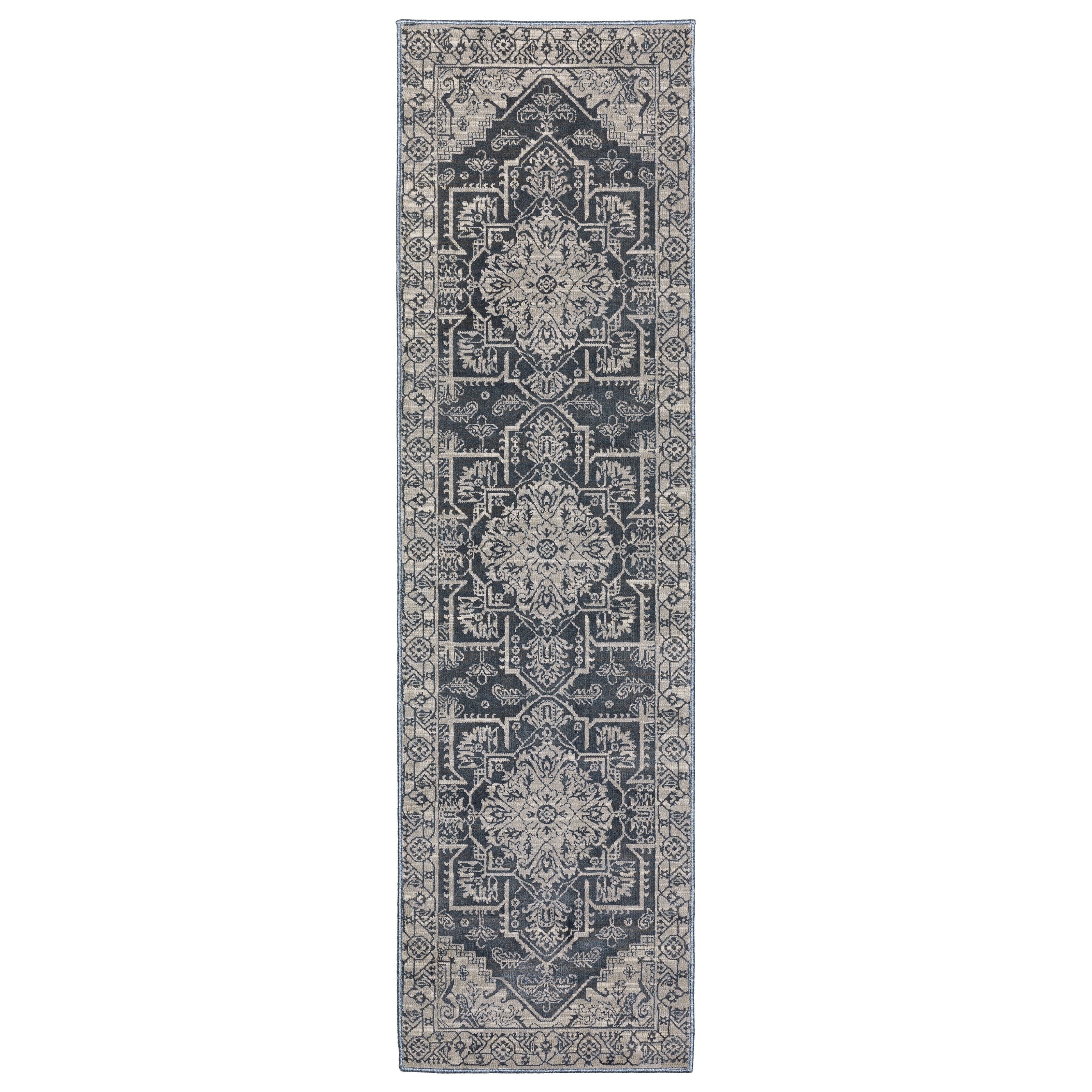 Oriental Weavers Intrigue INT07 Blue/Beige Area Rug