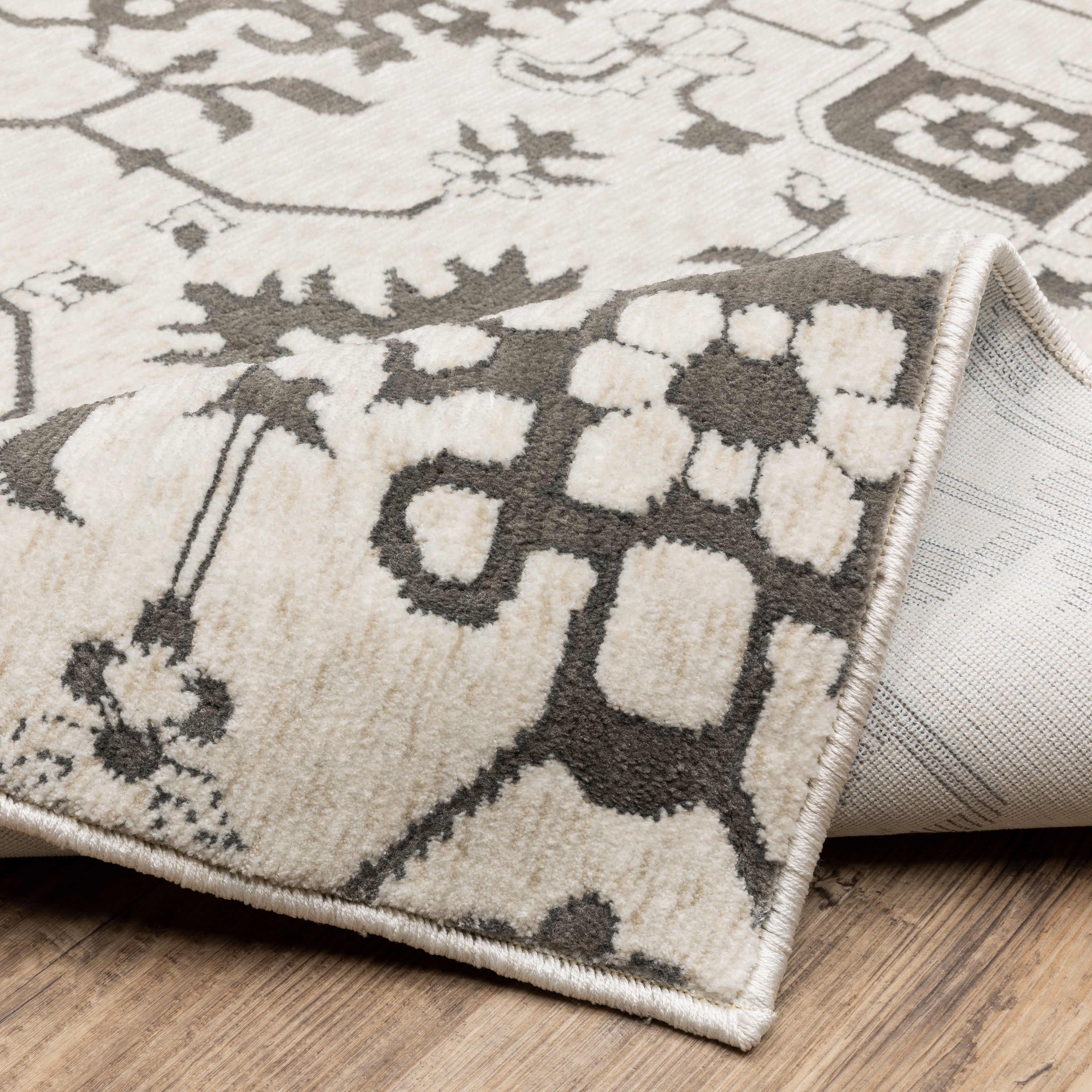 Oriental Weavers Intrigue INT08 Ivory/Grey Area Rug