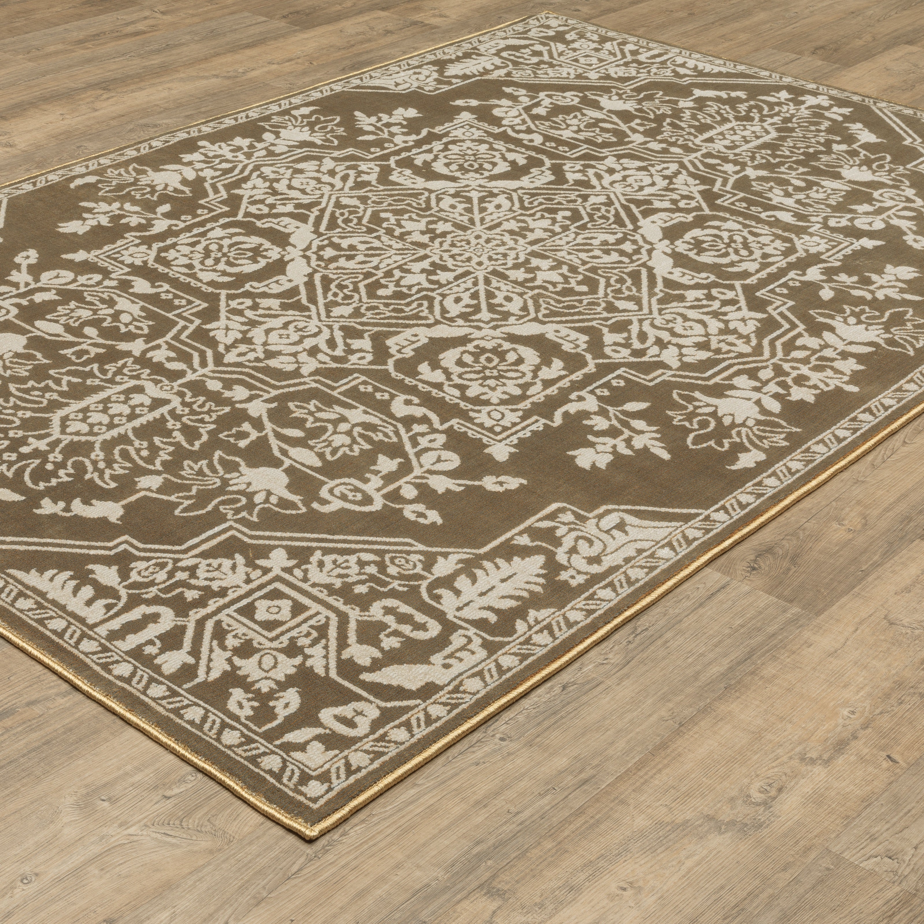 Oriental Weavers Intrigue INT11 Gold/Beige Area Rug