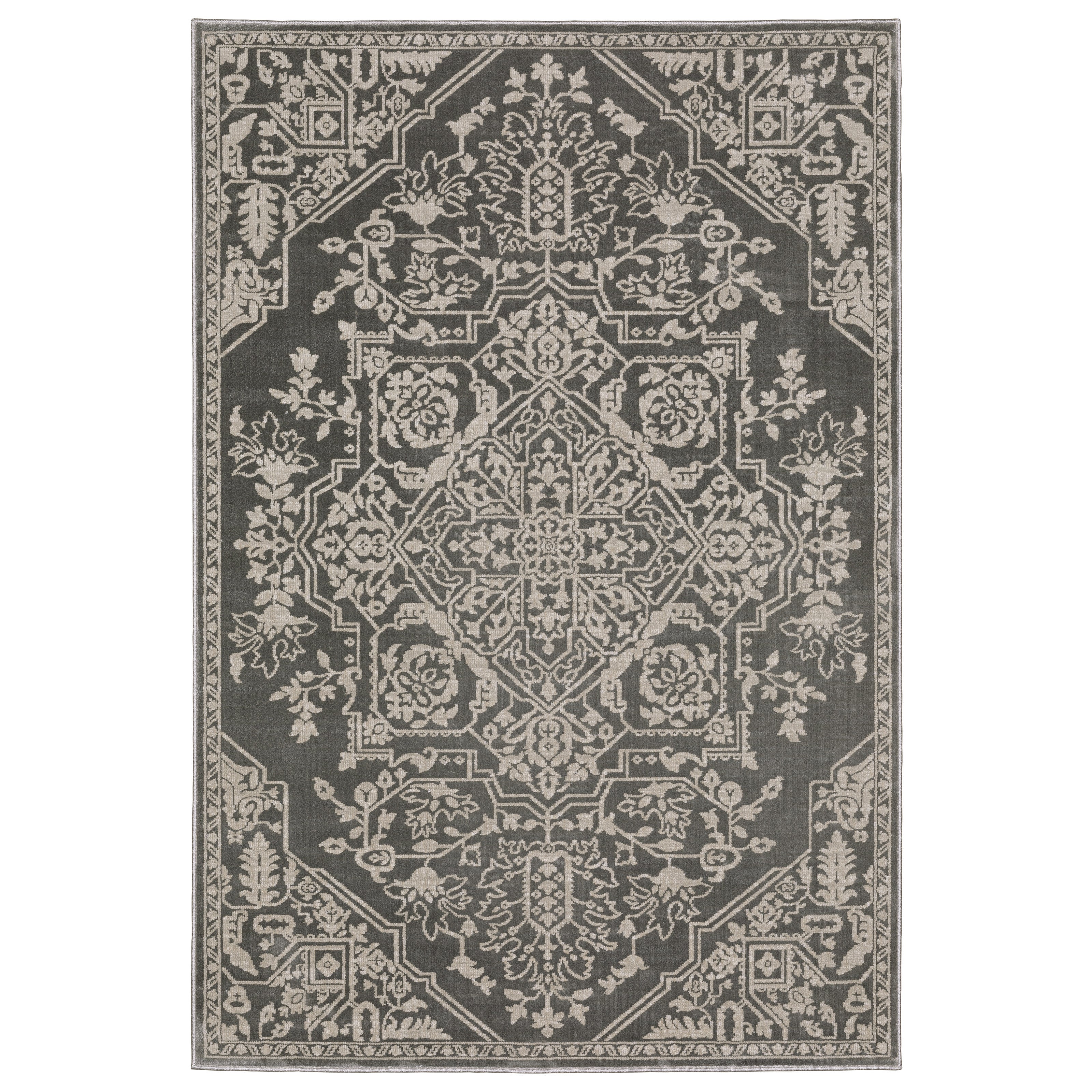 Oriental Weavers Intrigue INT12 Beige/Grey Area Rug
