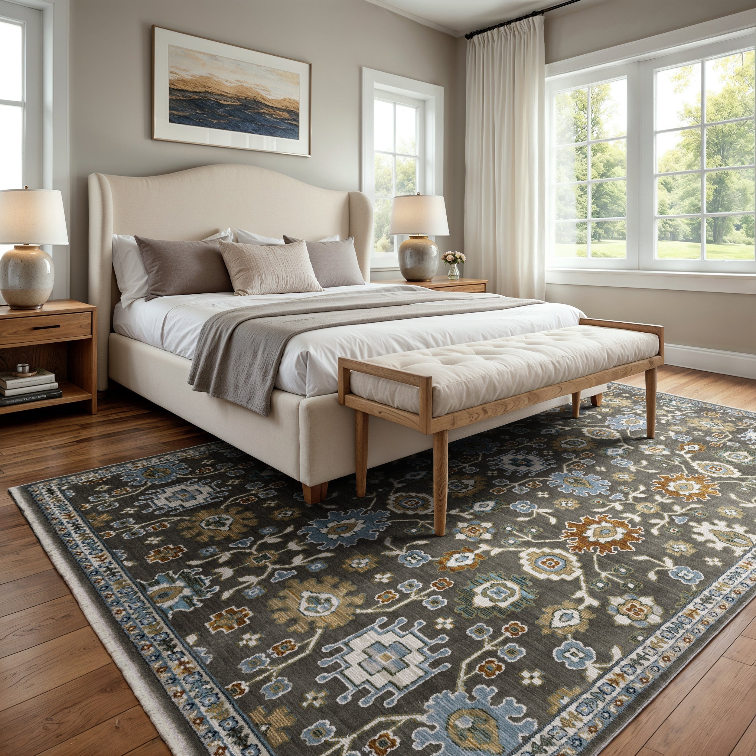 Oriental Weavers Keira KEI01 Grey/Multi Area Rug