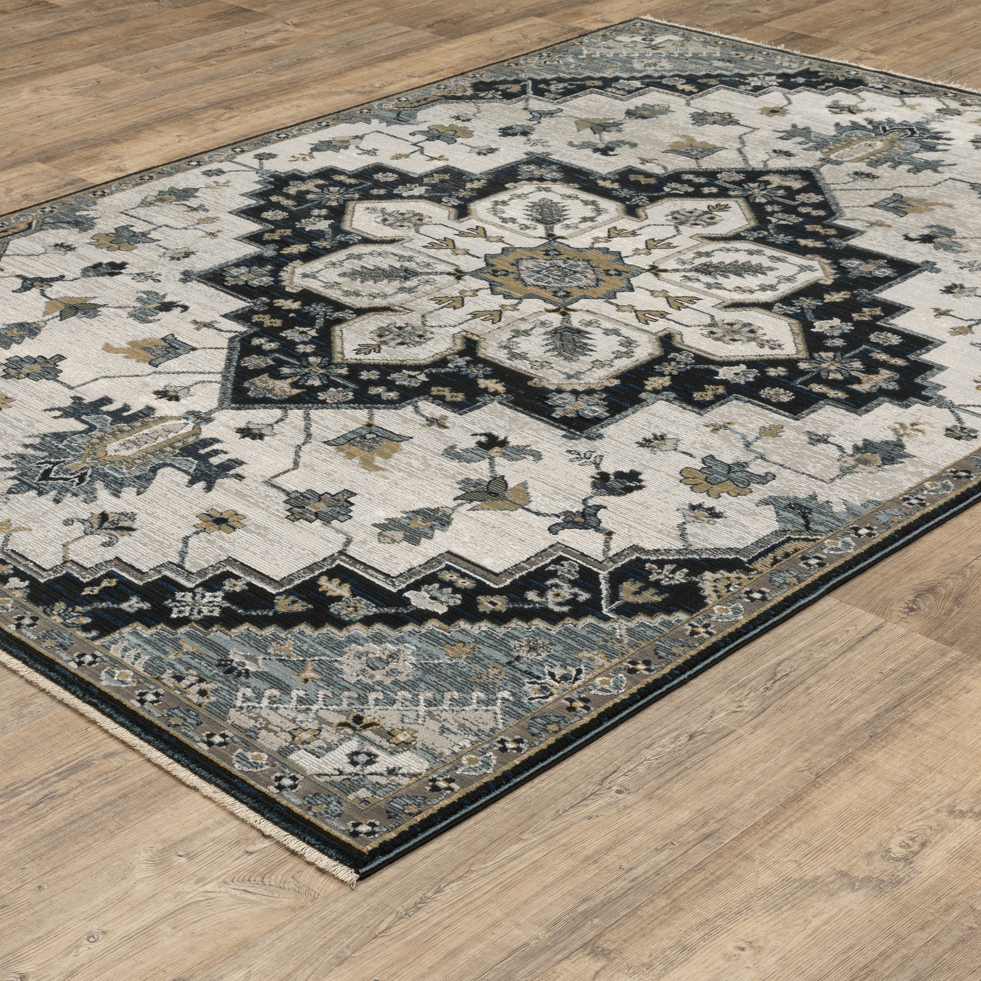 Oriental Weavers Keira KEI04 Blue/Grey Area Rug