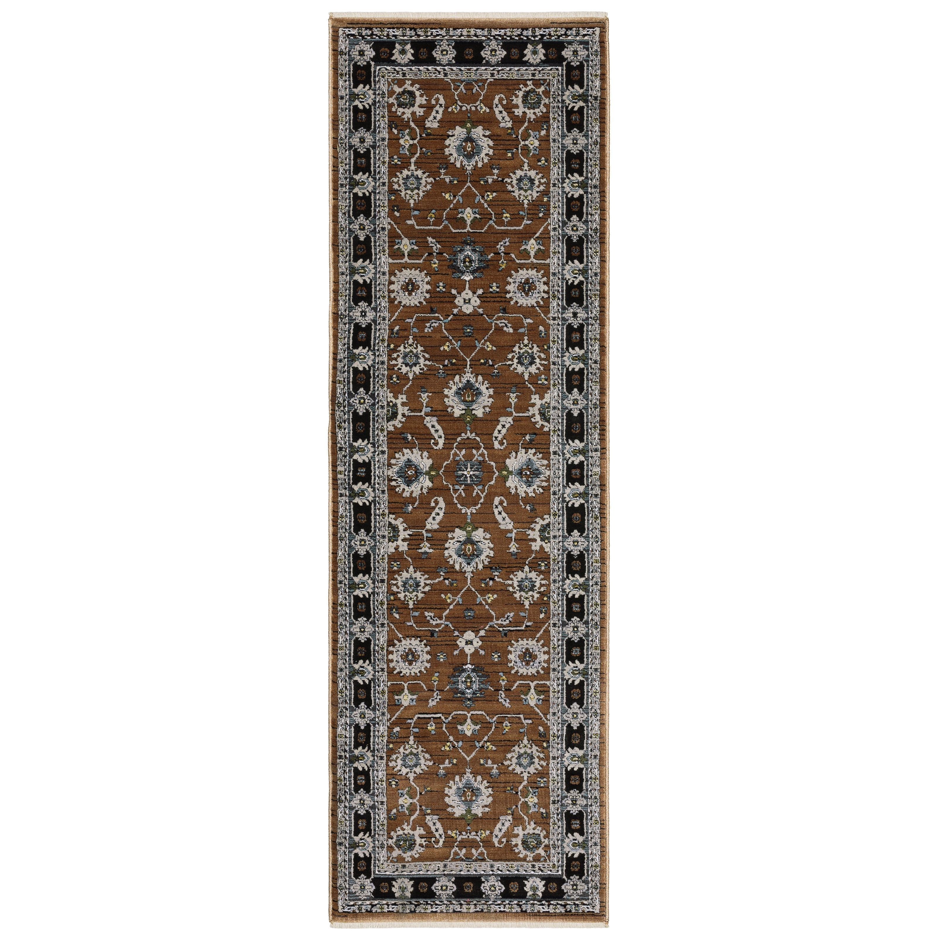 Oriental Weavers Keira KEI05 Rust/Grey Area Rug