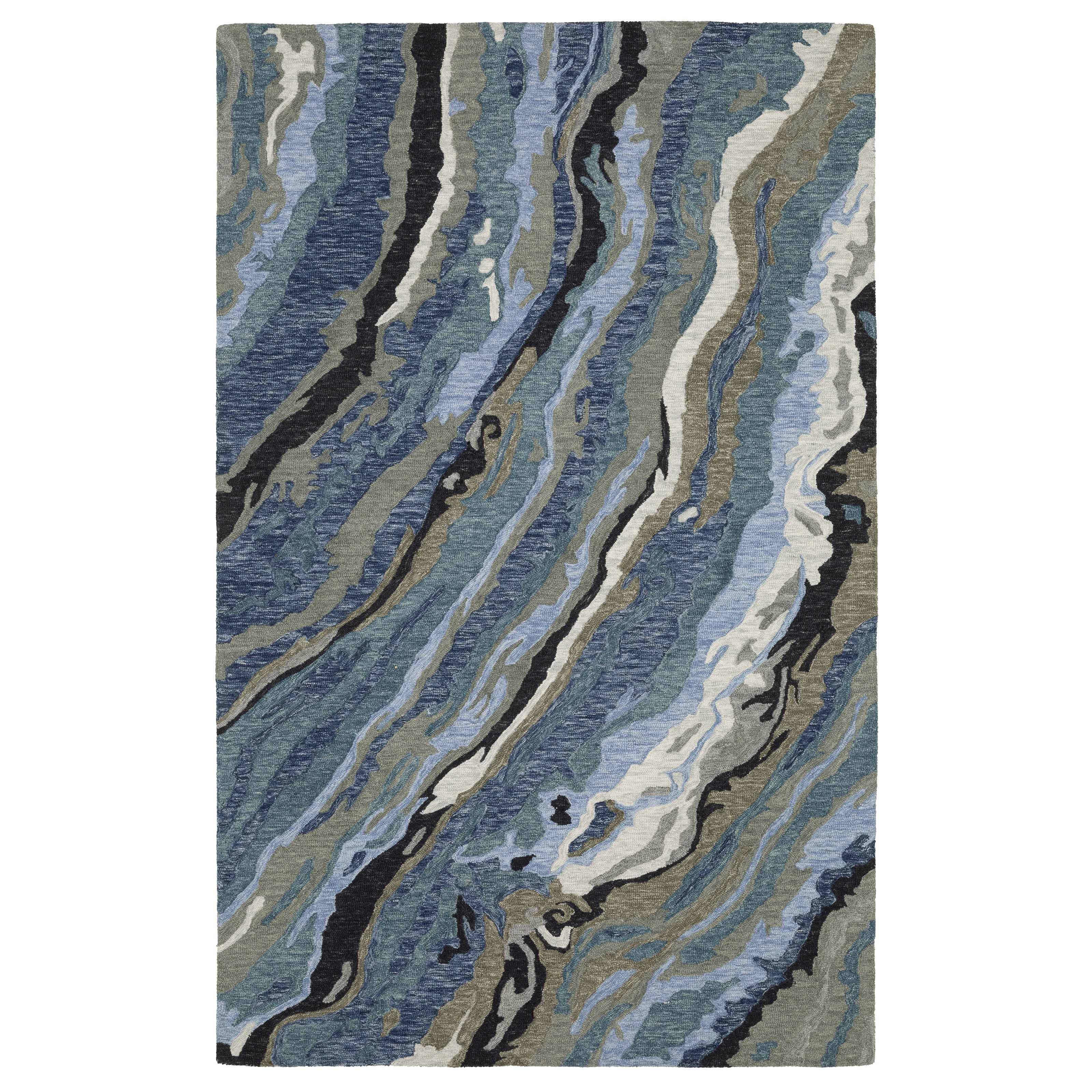 Oriental Weavers Kipton KIP03 Blue/Blue Area Rug