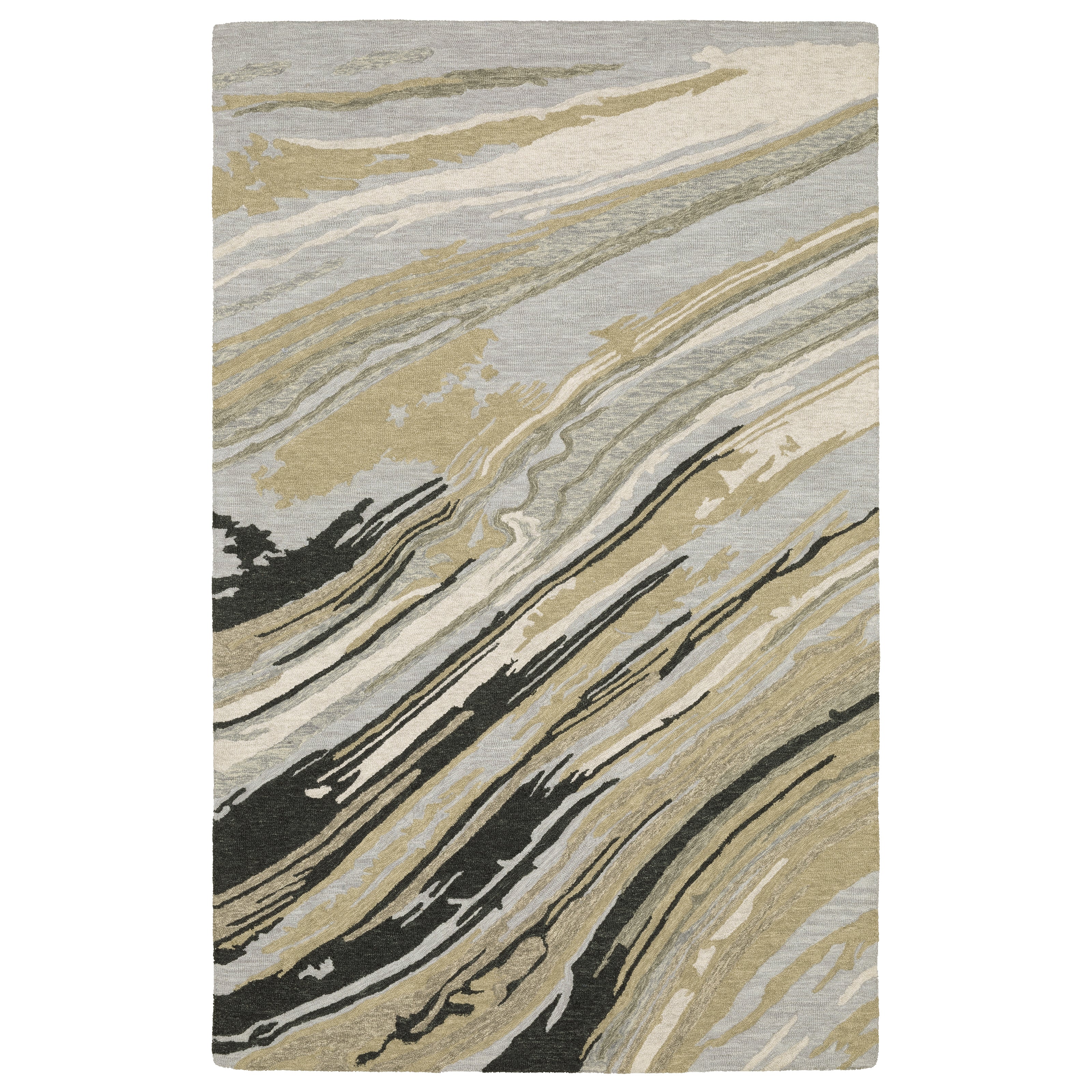 Oriental Weavers Kipton KIP05 Grey/Gold Area Rug
