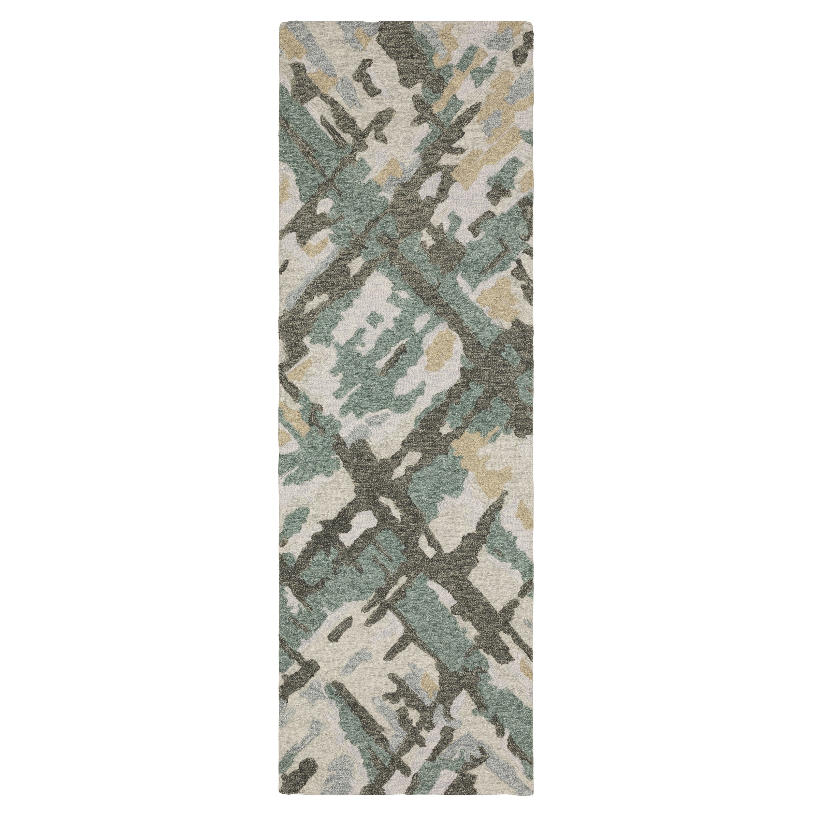 Oriental Weavers Kipton KIP08 Grey/Teal Area Rug