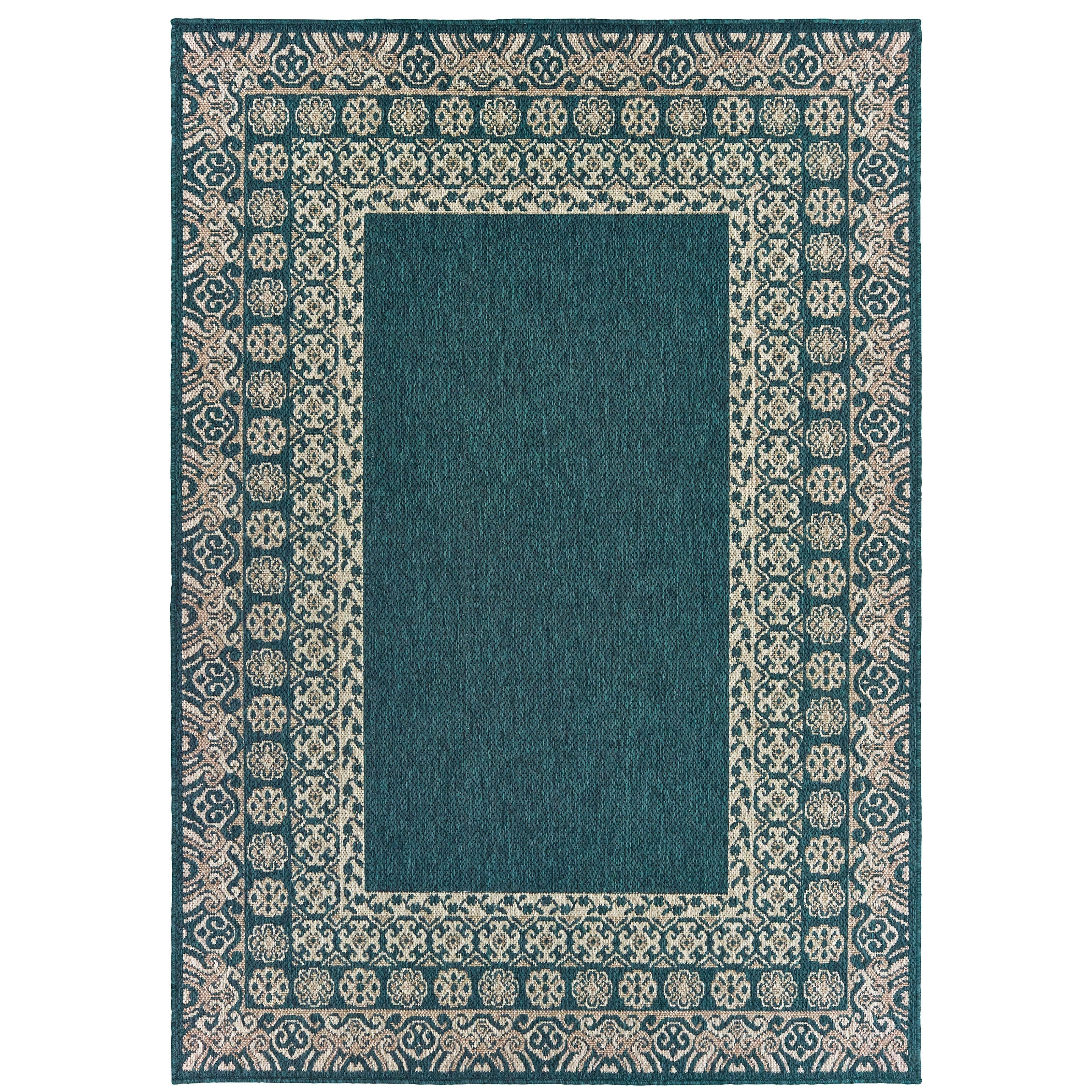Oriental Weavers Latitude 1503B Blue/Grey Area Rug