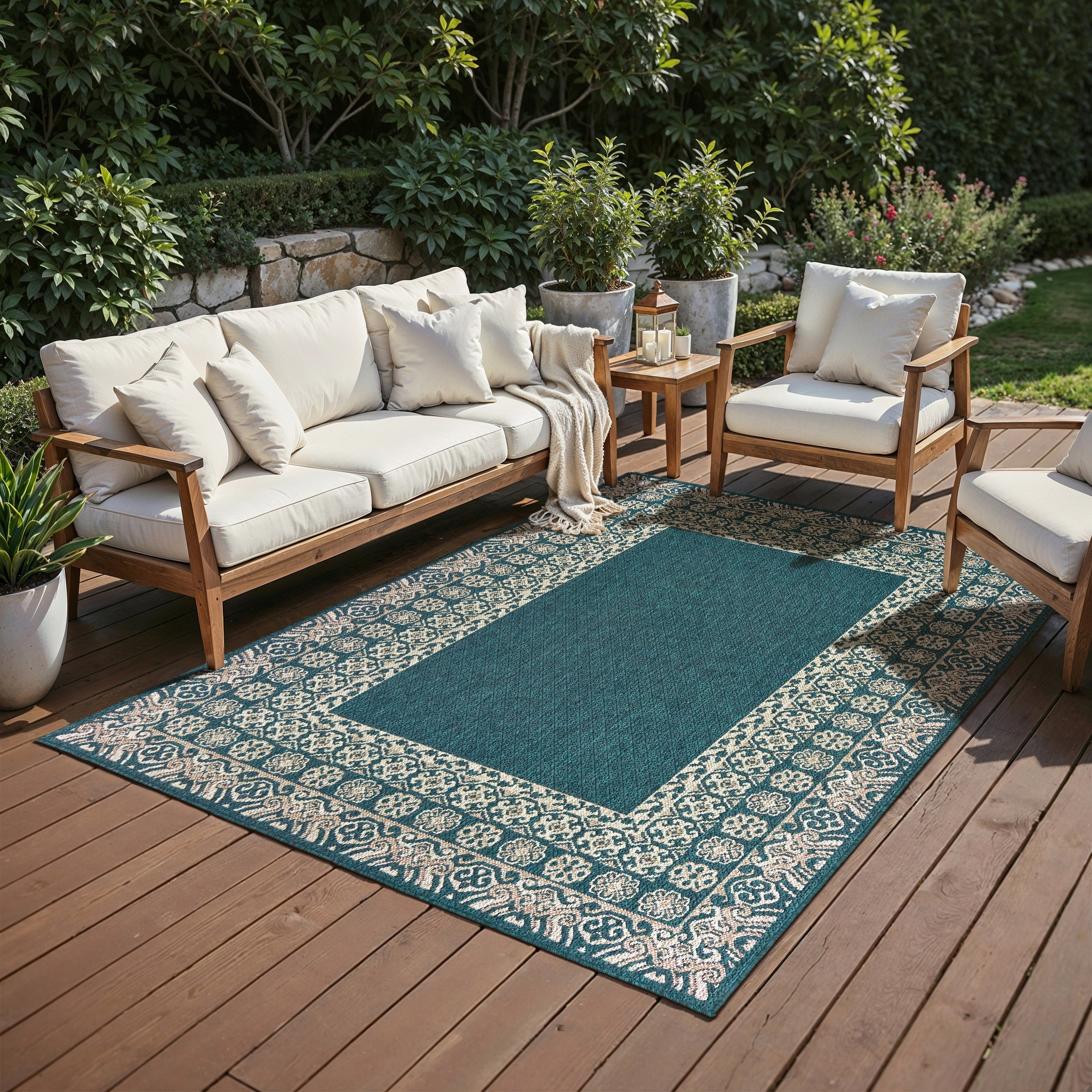 Oriental Weavers Latitude 1503B Blue/Grey Area Rug