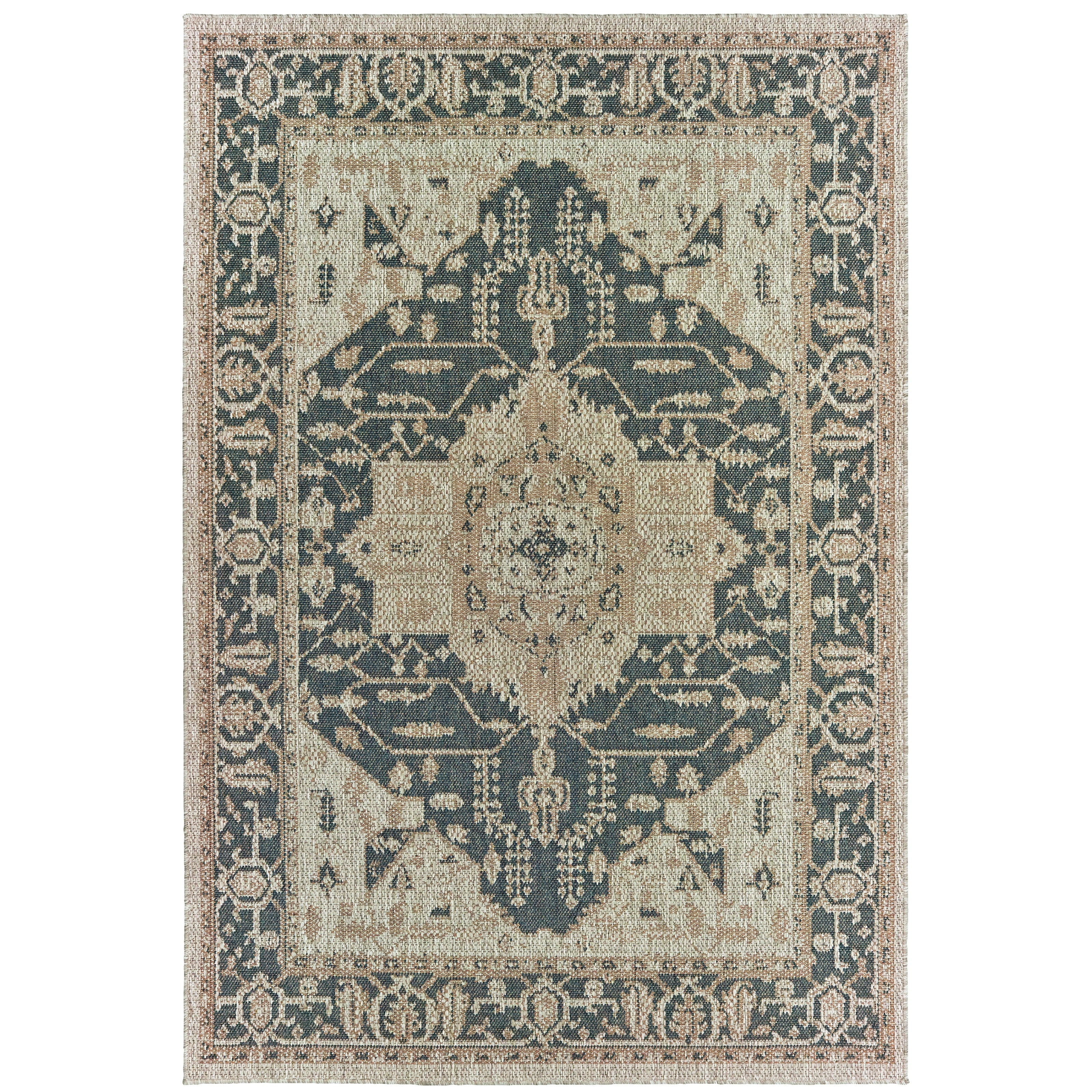 Oriental Weavers Latitude 1J Grey/Gold Area Rug