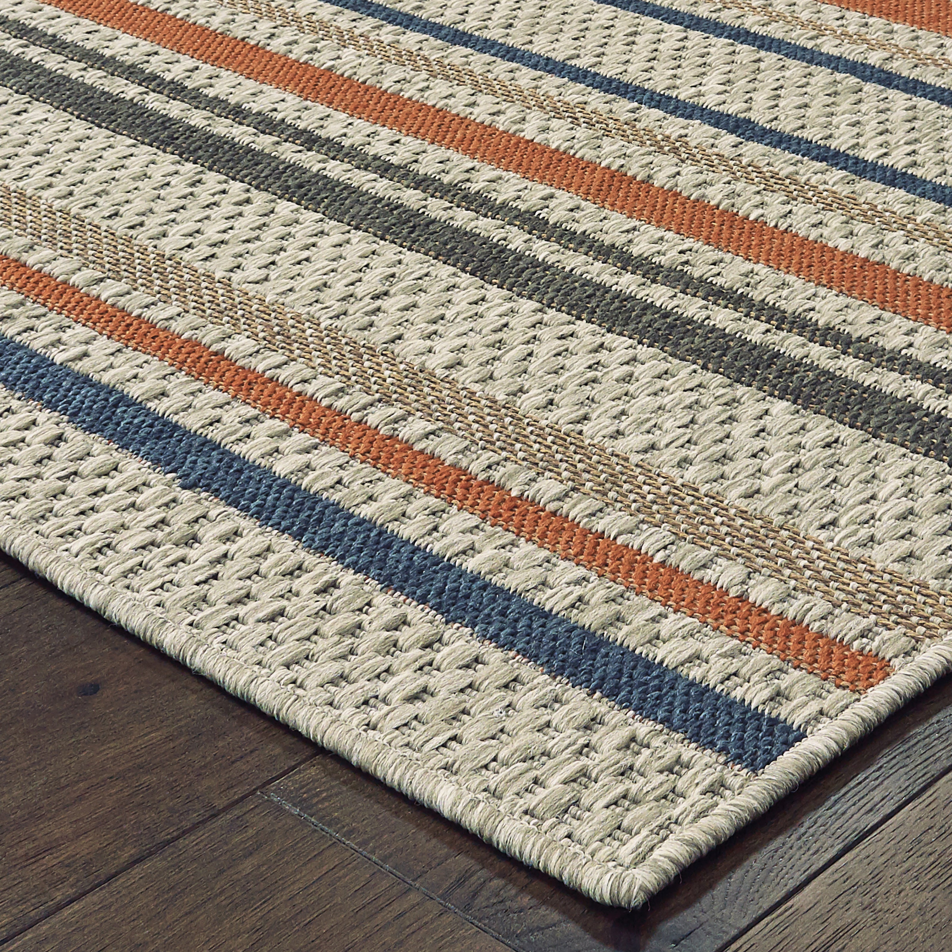 Oriental Weavers Latitude 602W Grey/Blue Area Rug