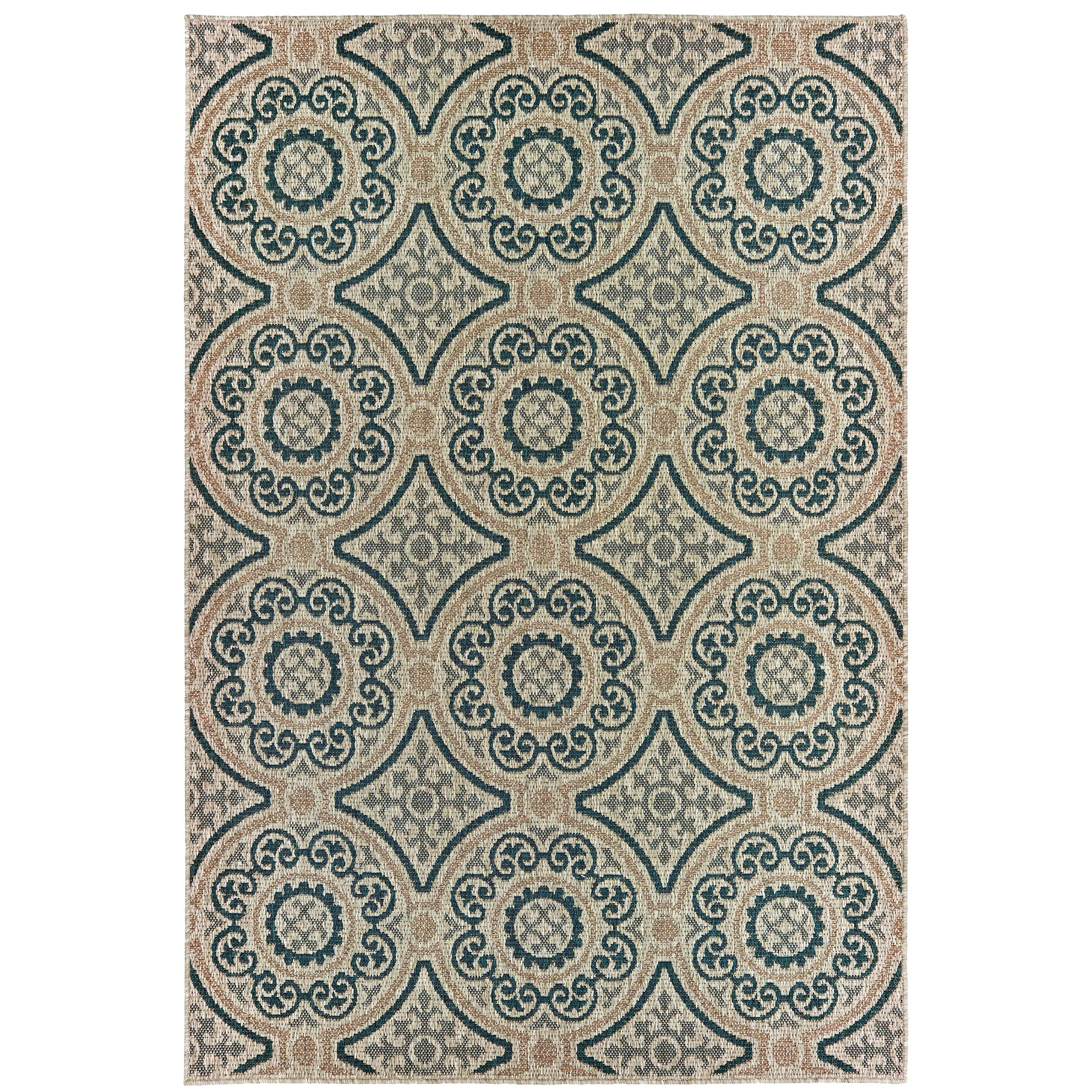 Oriental Weavers Latitude 609X Grey/Blue Area Rug