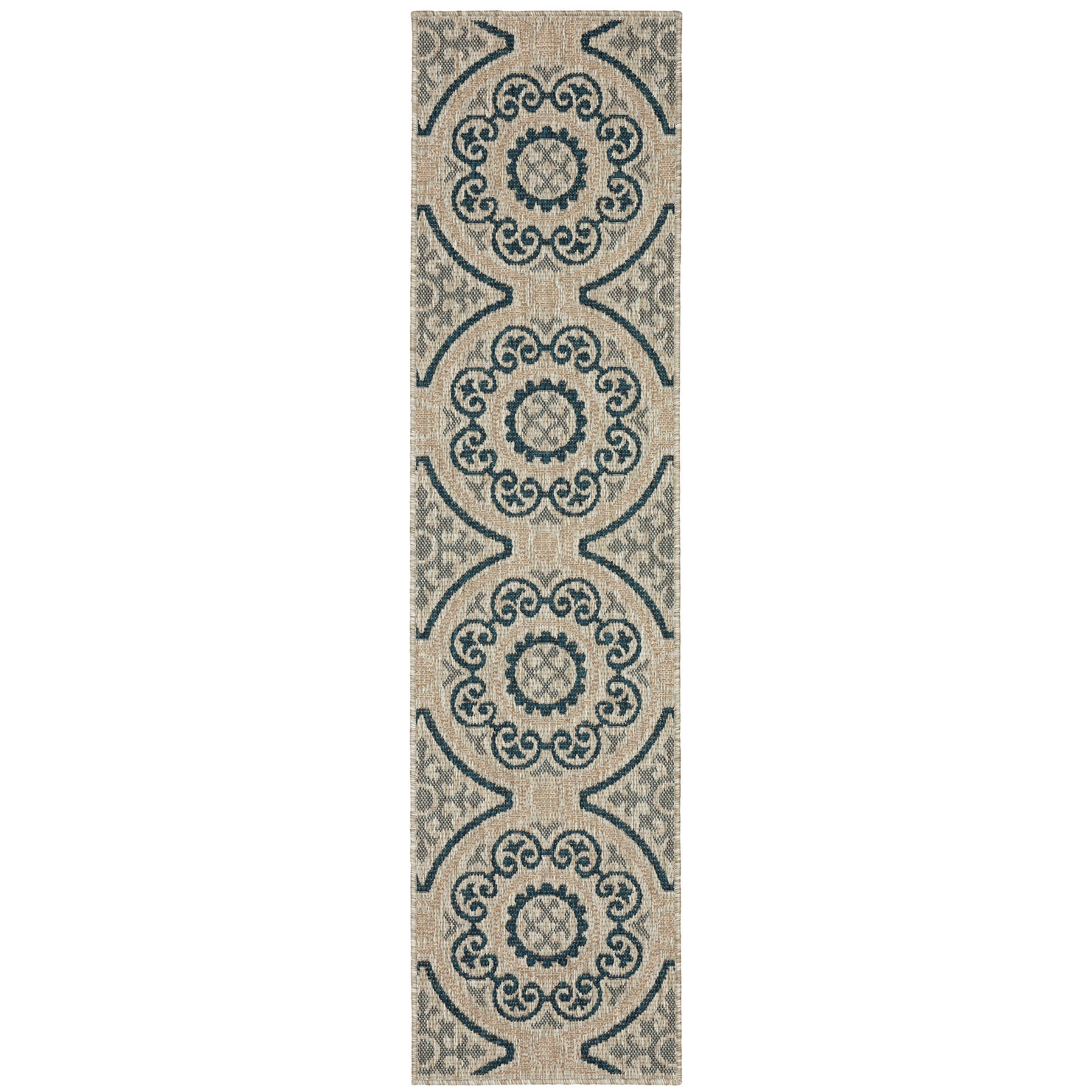 Oriental Weavers Latitude 609X Grey/Blue Area Rug