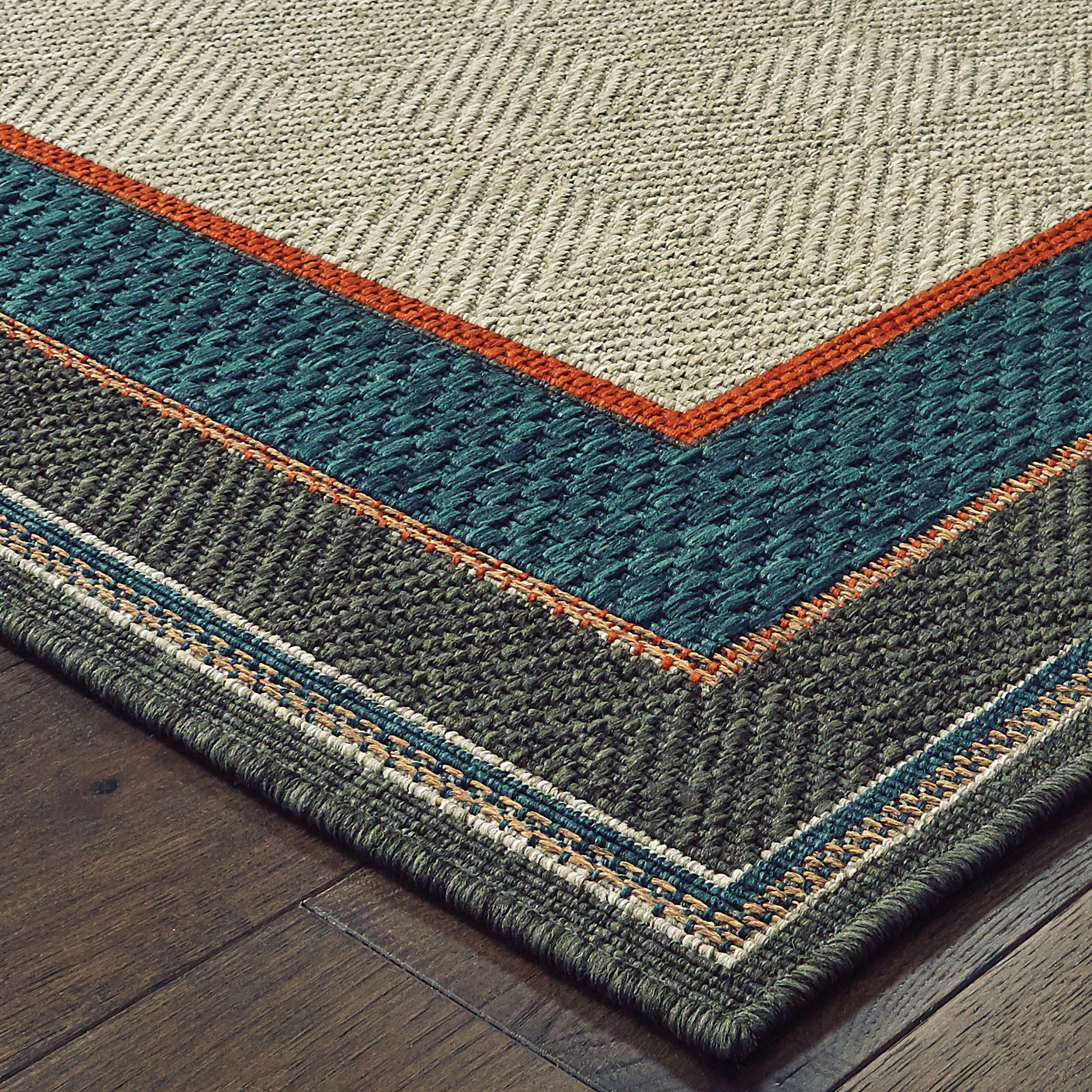 Oriental Weavers Latitude 8020K Grey/Charcoal Area Rug