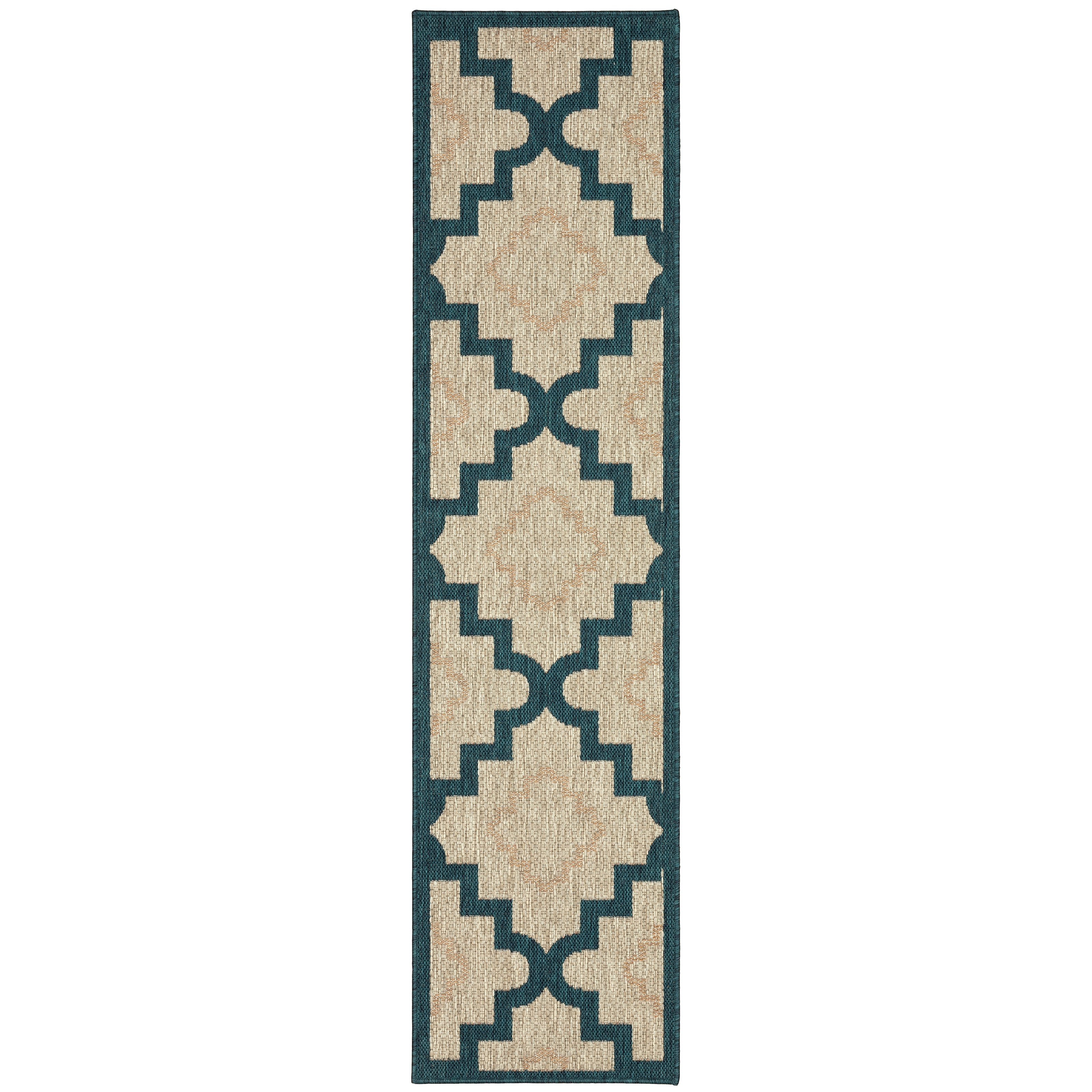 Oriental Weavers Latitude 8021L Grey/Blue Area Rug