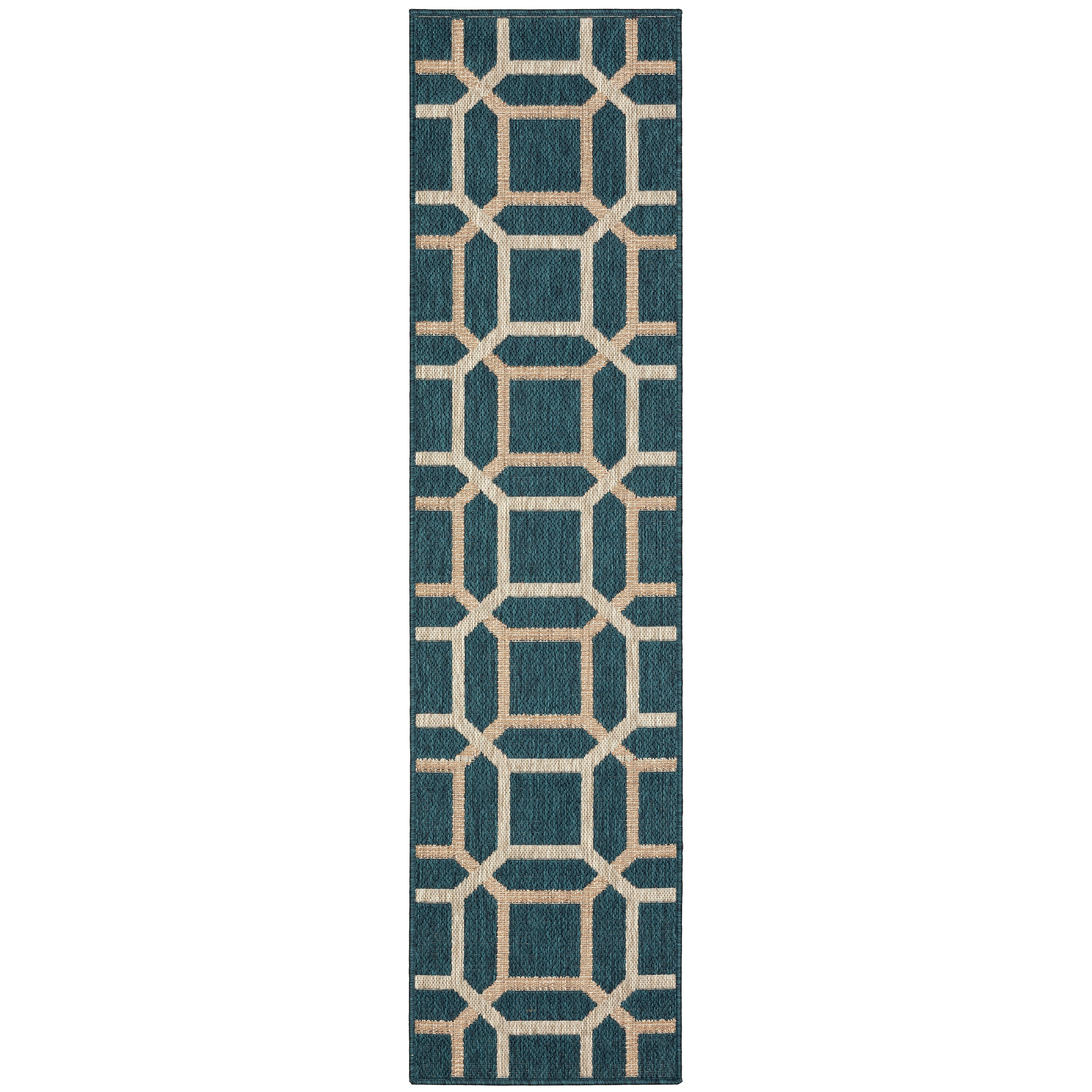 Oriental Weavers Latitude 804I Grey/Blue Area Rug