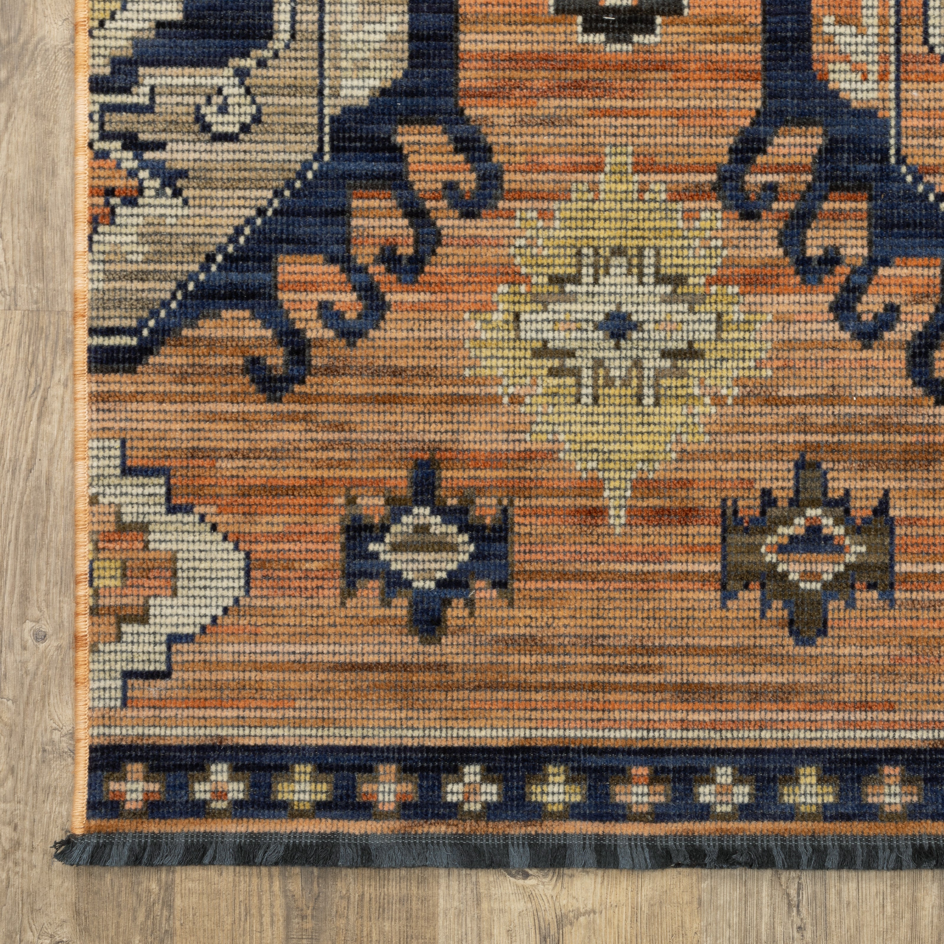 Oriental Weavers Legacy LGY01 Rust/Blue Area Rug