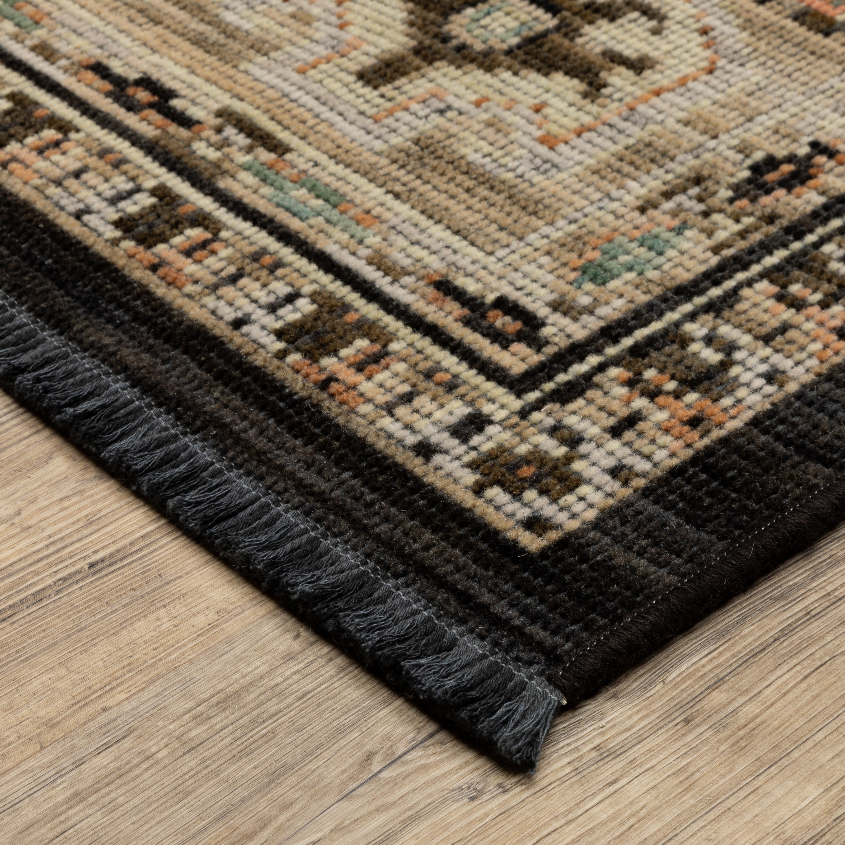 Oriental Weavers Legacy LGY03 Charcoal/Brown Area Rug
