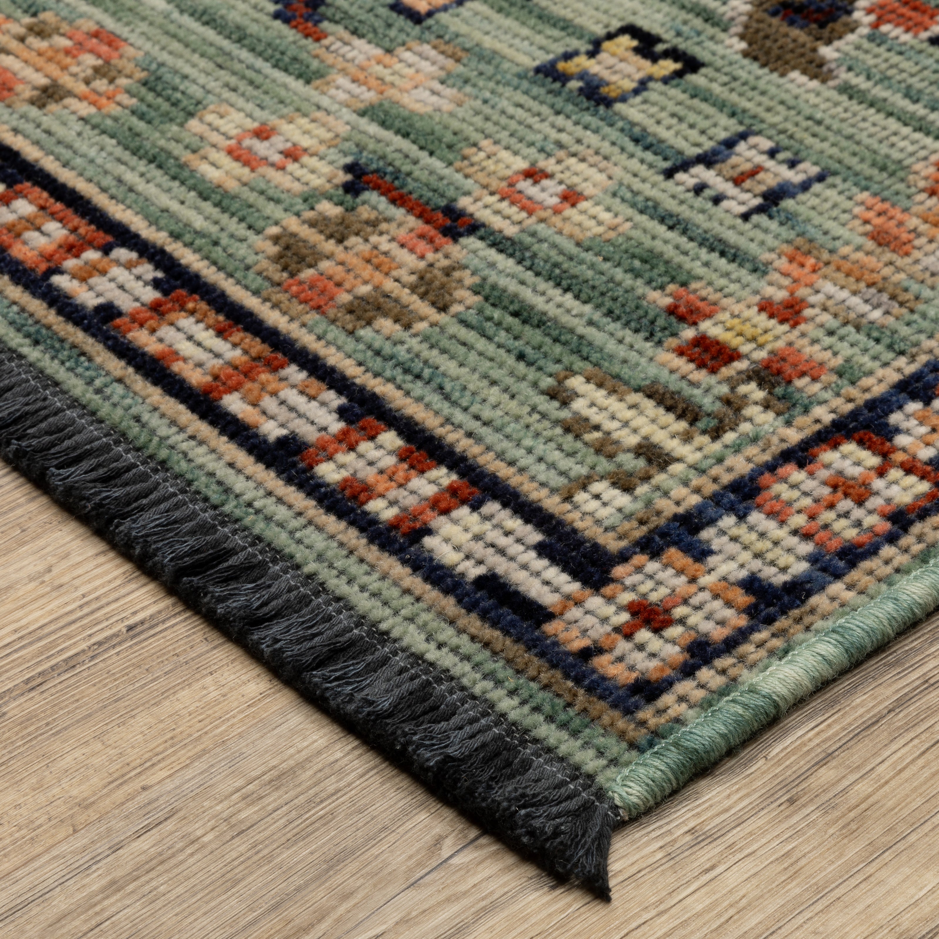 Oriental Weavers Legacy LGY05 Blue/Rust Area Rug