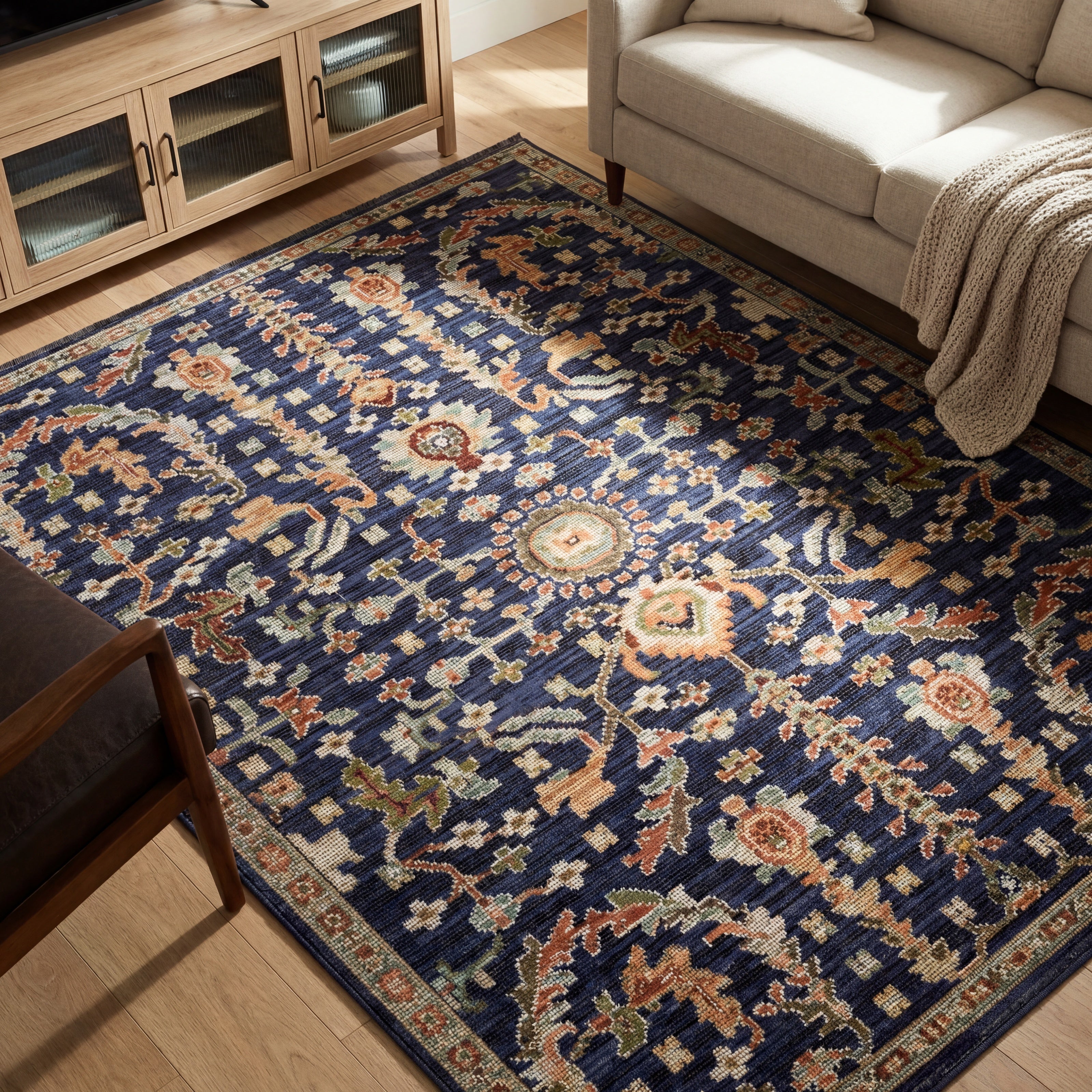 Oriental Weavers Legacy LGY06 Blue/Multi Area Rug
