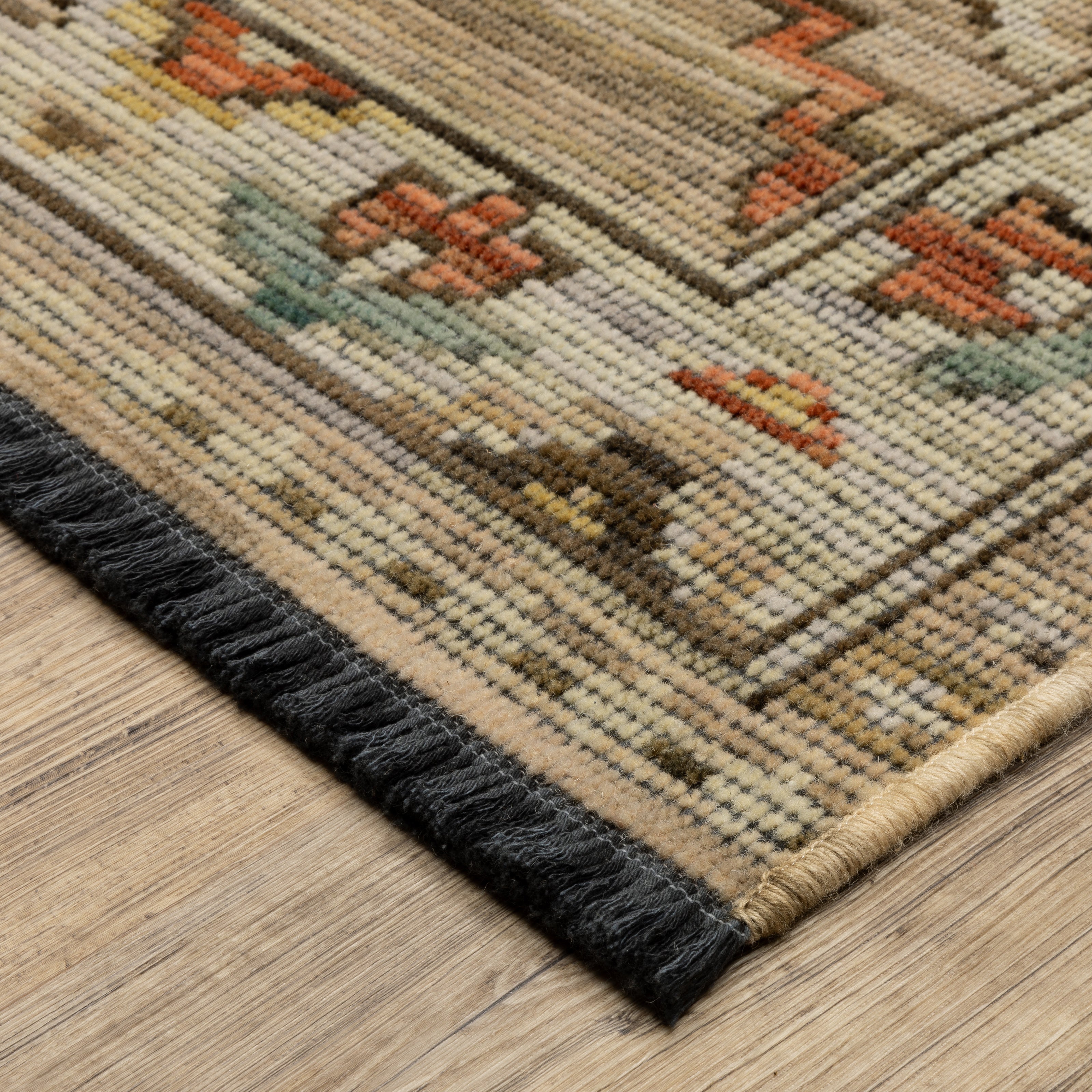 Oriental Weavers Legacy LGY08 Rust/Blue Area Rug