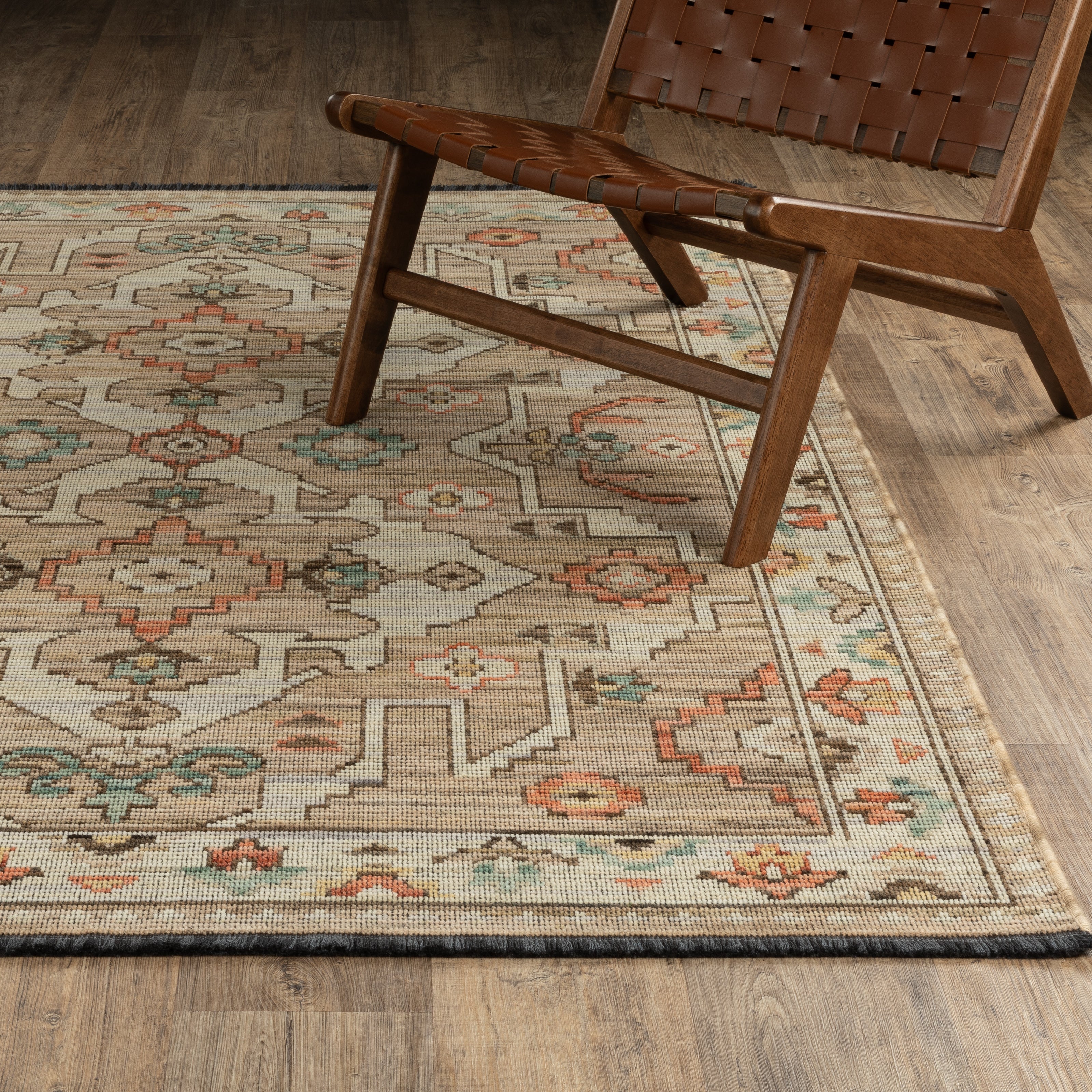 Oriental Weavers Legacy LGY08 Rust/Blue Area Rug