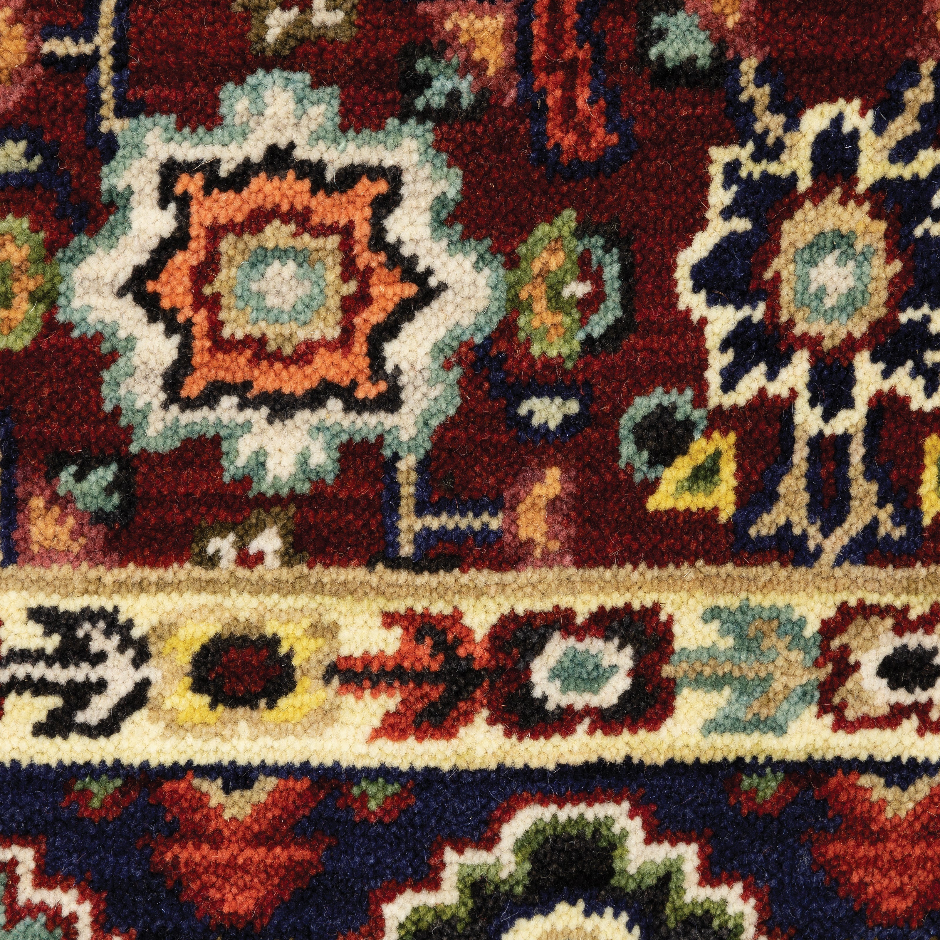 Oriental Weavers Lilihan 1802W Red/Ivory Area Rug